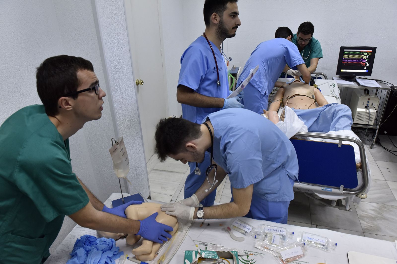 Aula de simulación, de la Facultad de Medicina de la Universidad de Sevilla.