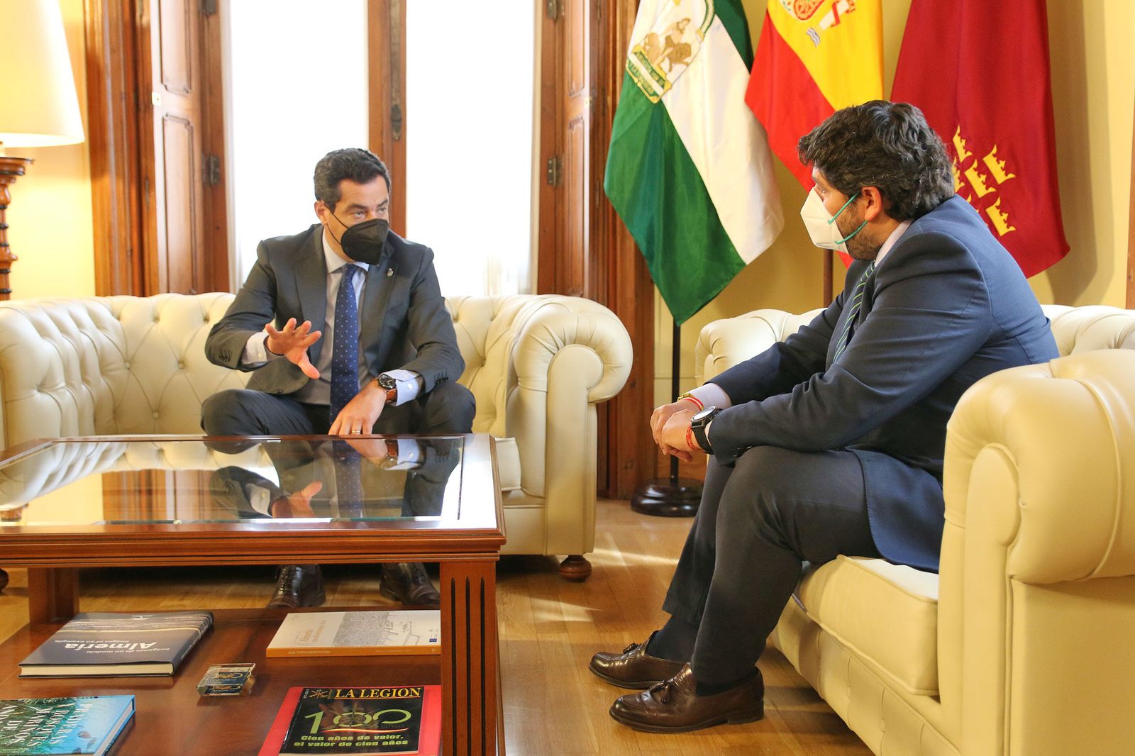 Fotogalería del acuerdo entre Andalucía y Murcia para la defensa del Trasvase Tajo-Segura