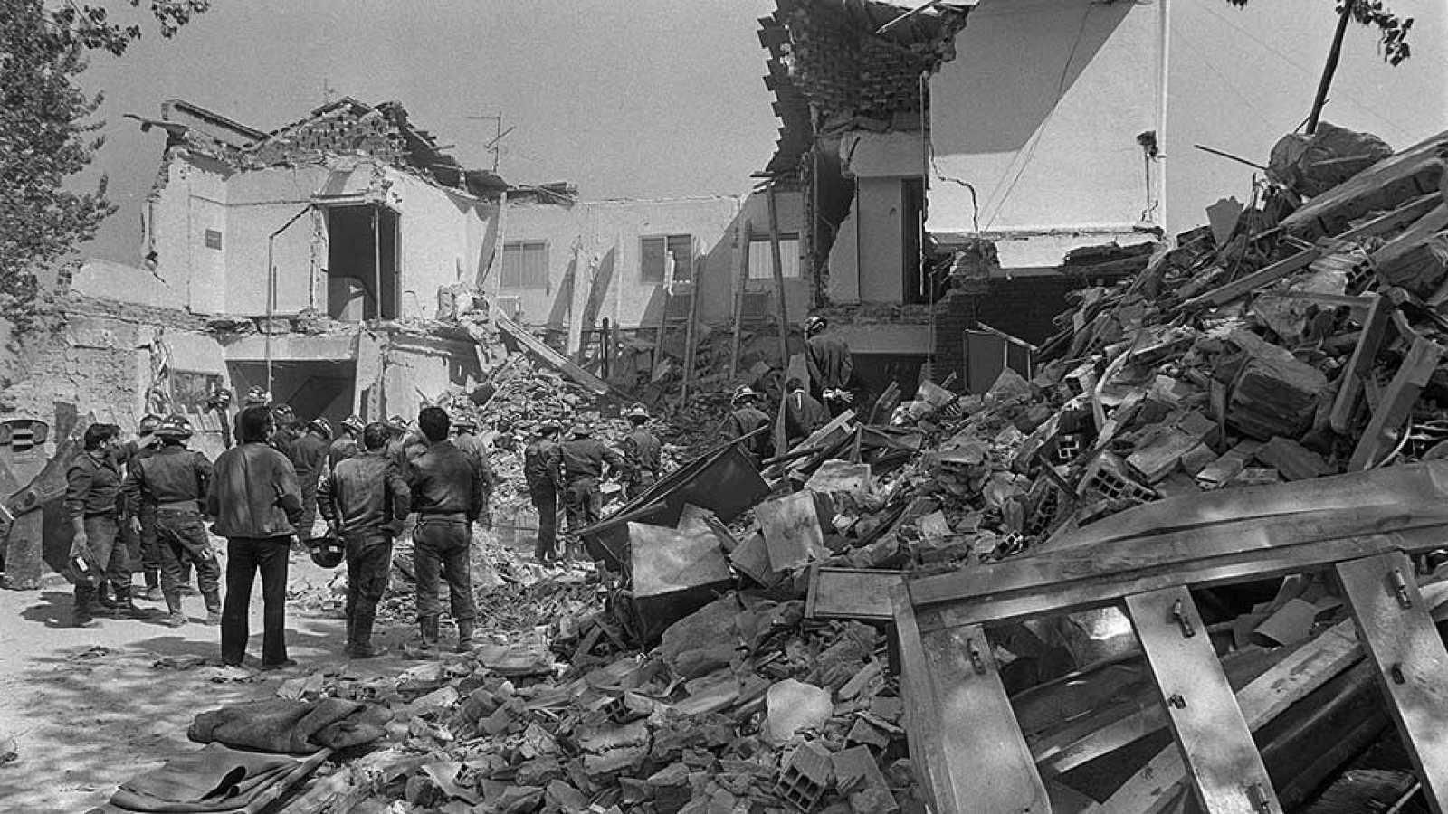 Así quedó el restaurante El Descanso después del atentado.