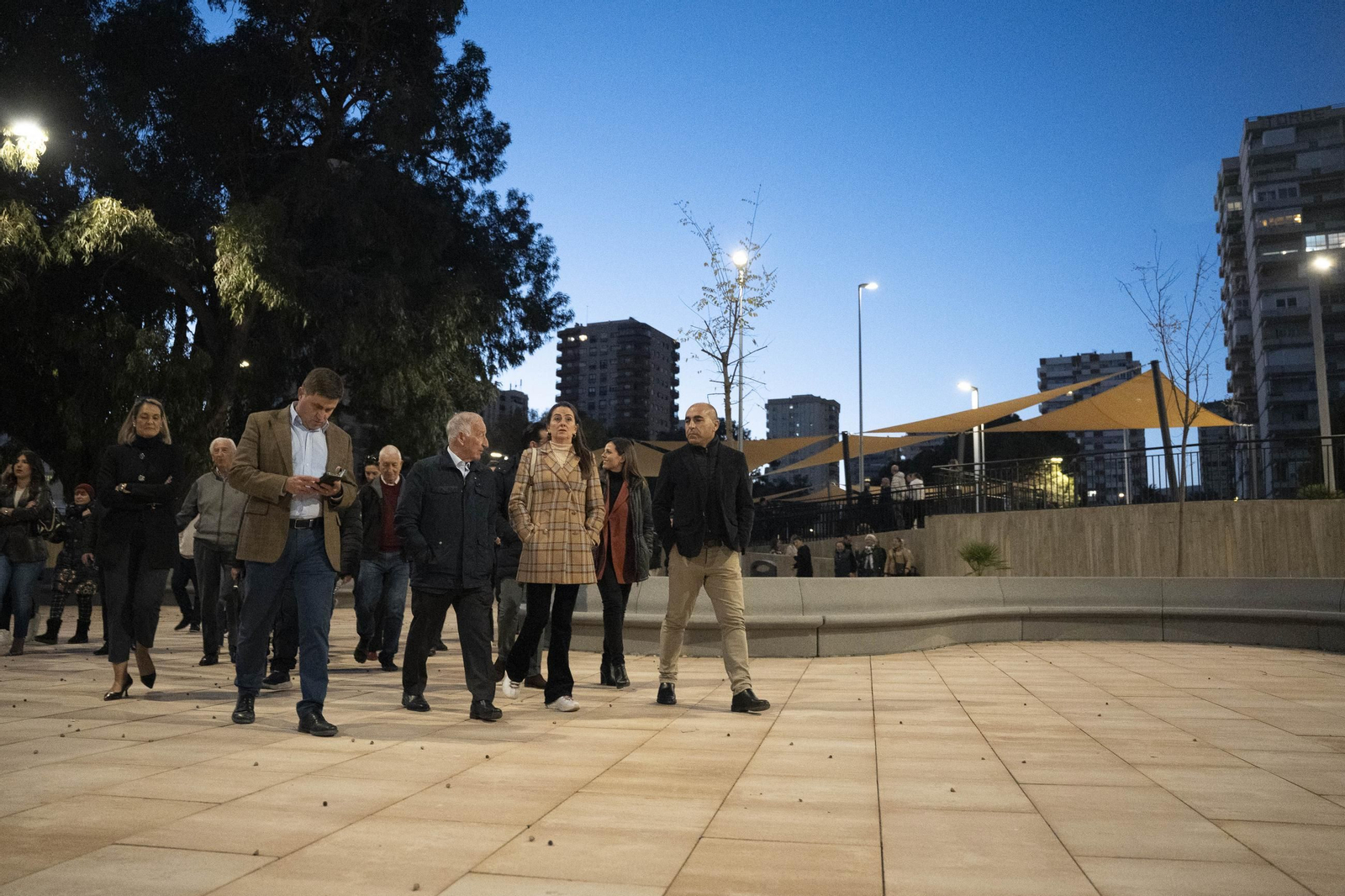 Las imágenes de la inauguración de la primera fase de la adecuación de la Rambla San Antonio de Aguadulce