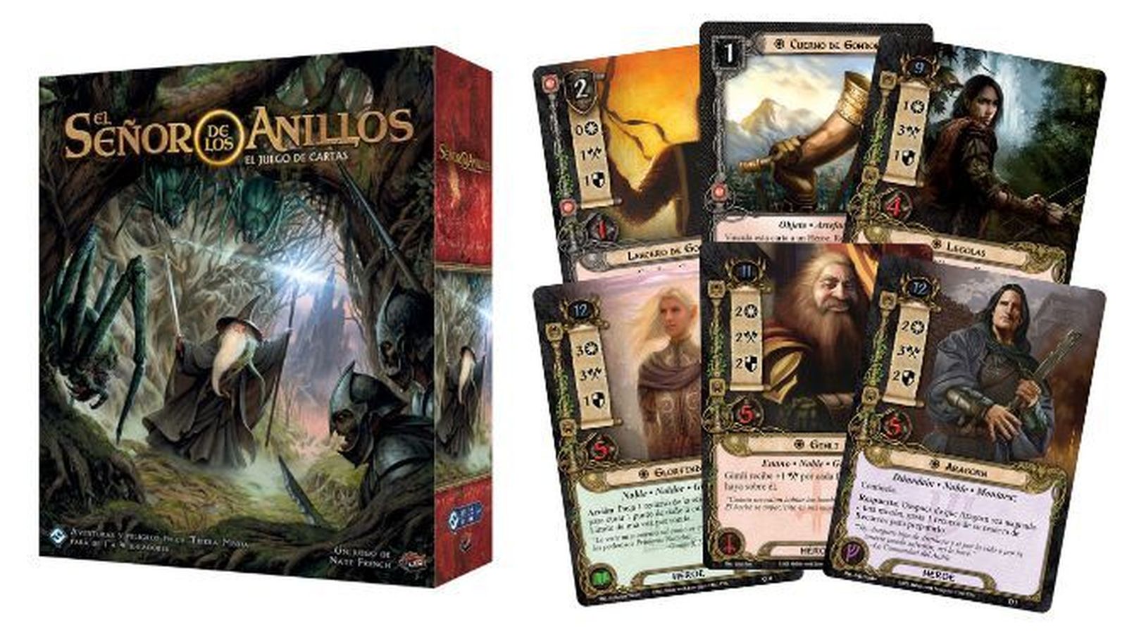 JUEGO DE CARTAS EL SEÑO DE LOS ANILLOS