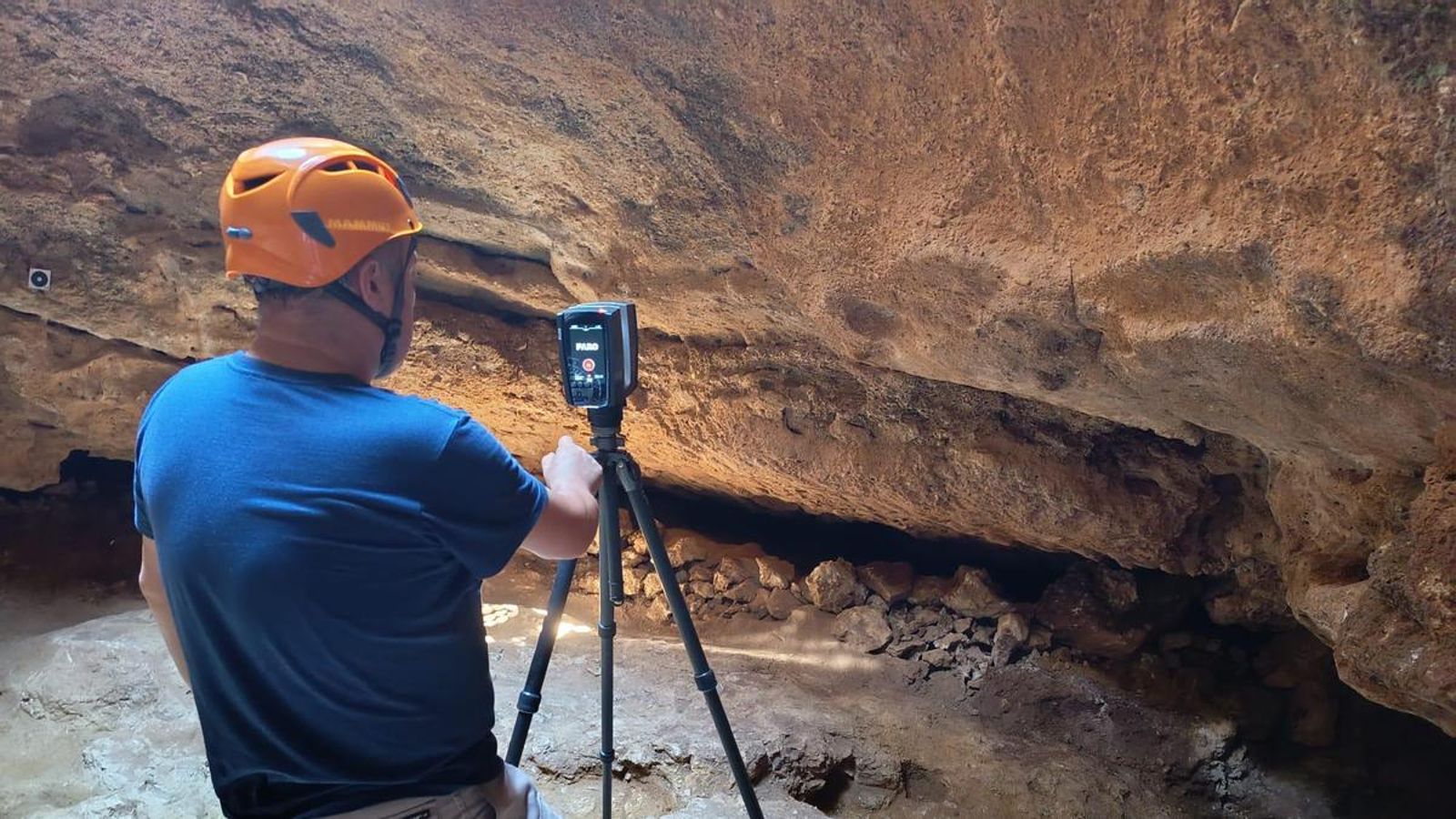 Escaneado 3D de la Cueva Horadada.