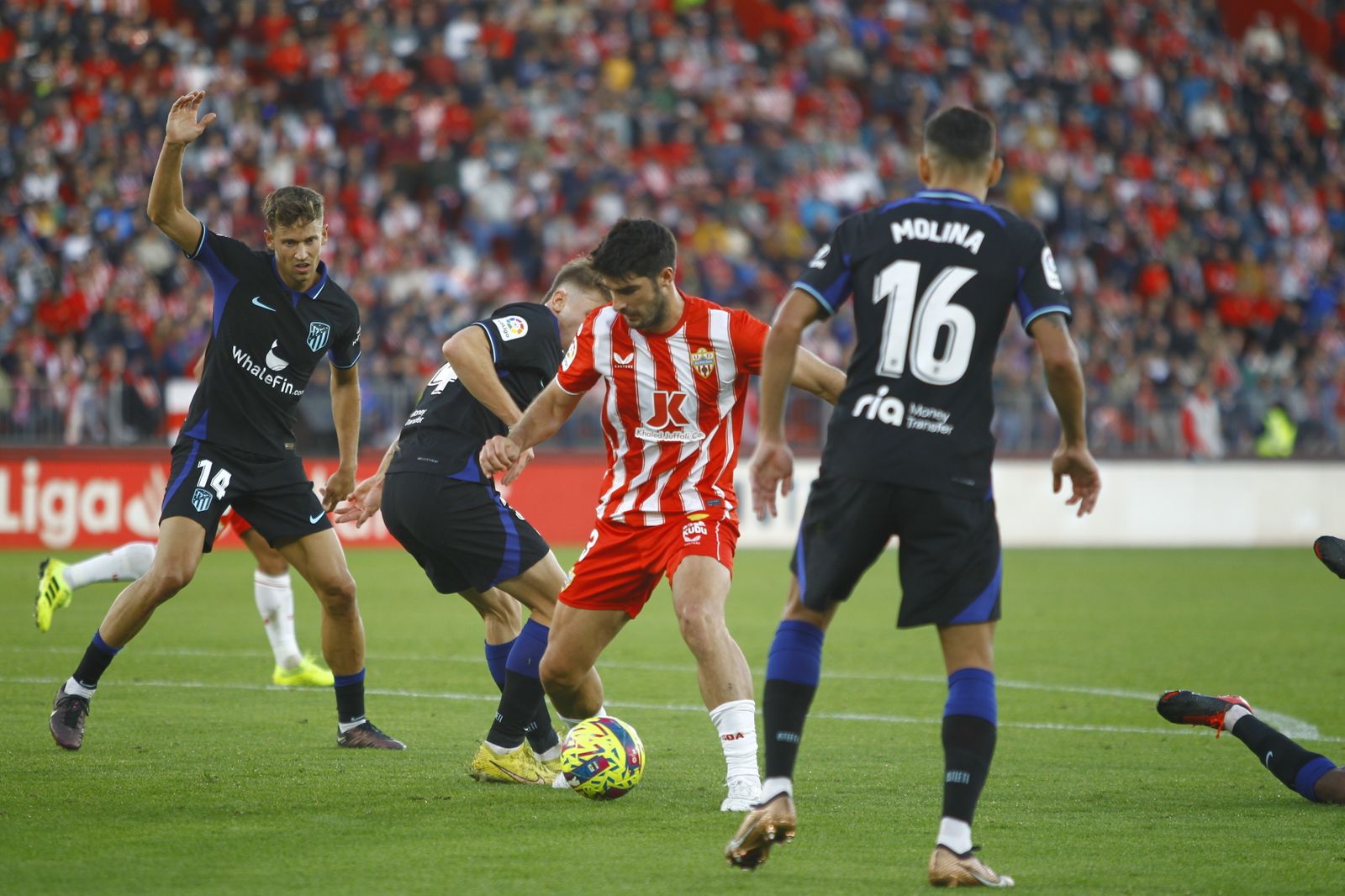Imágenes del partido U.D. Almería-Atlético de Madrid