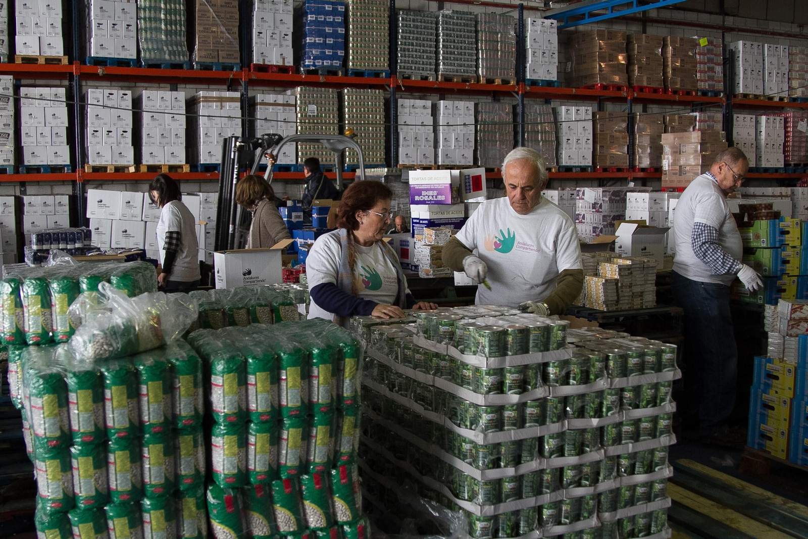 El Banco de Alimentos repartirá los alimentos entre 395 organizaciones asociadas de reparto y consumo.