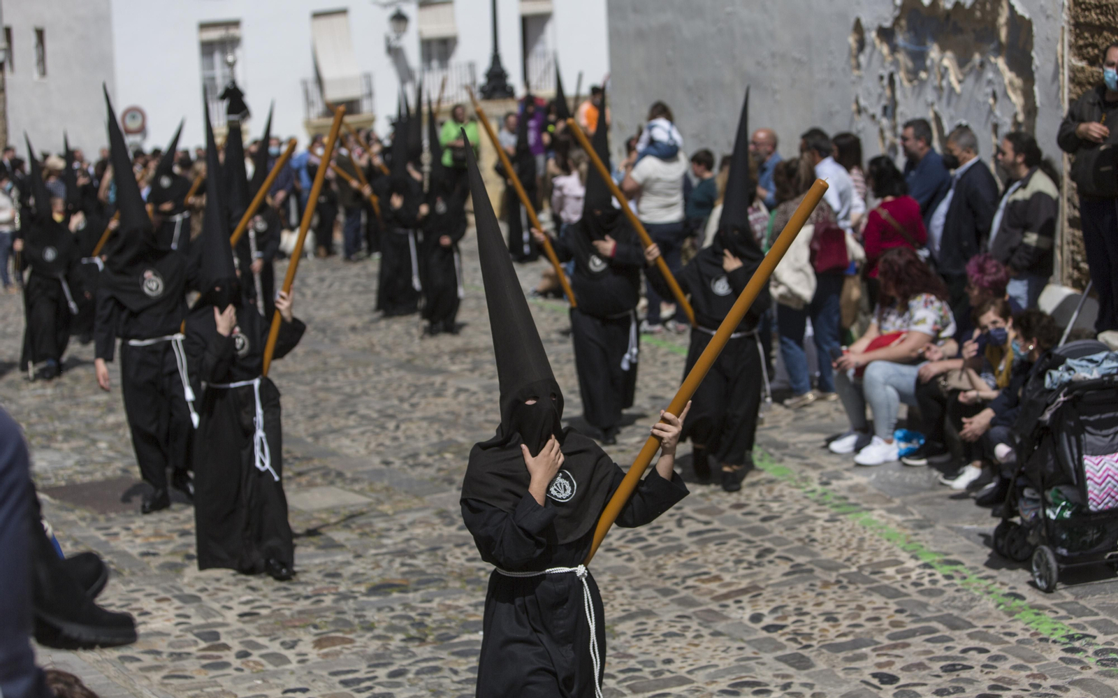 Las imágenes de la cofradía del Santo entierro en la Semana Santa de Cádiz 2022