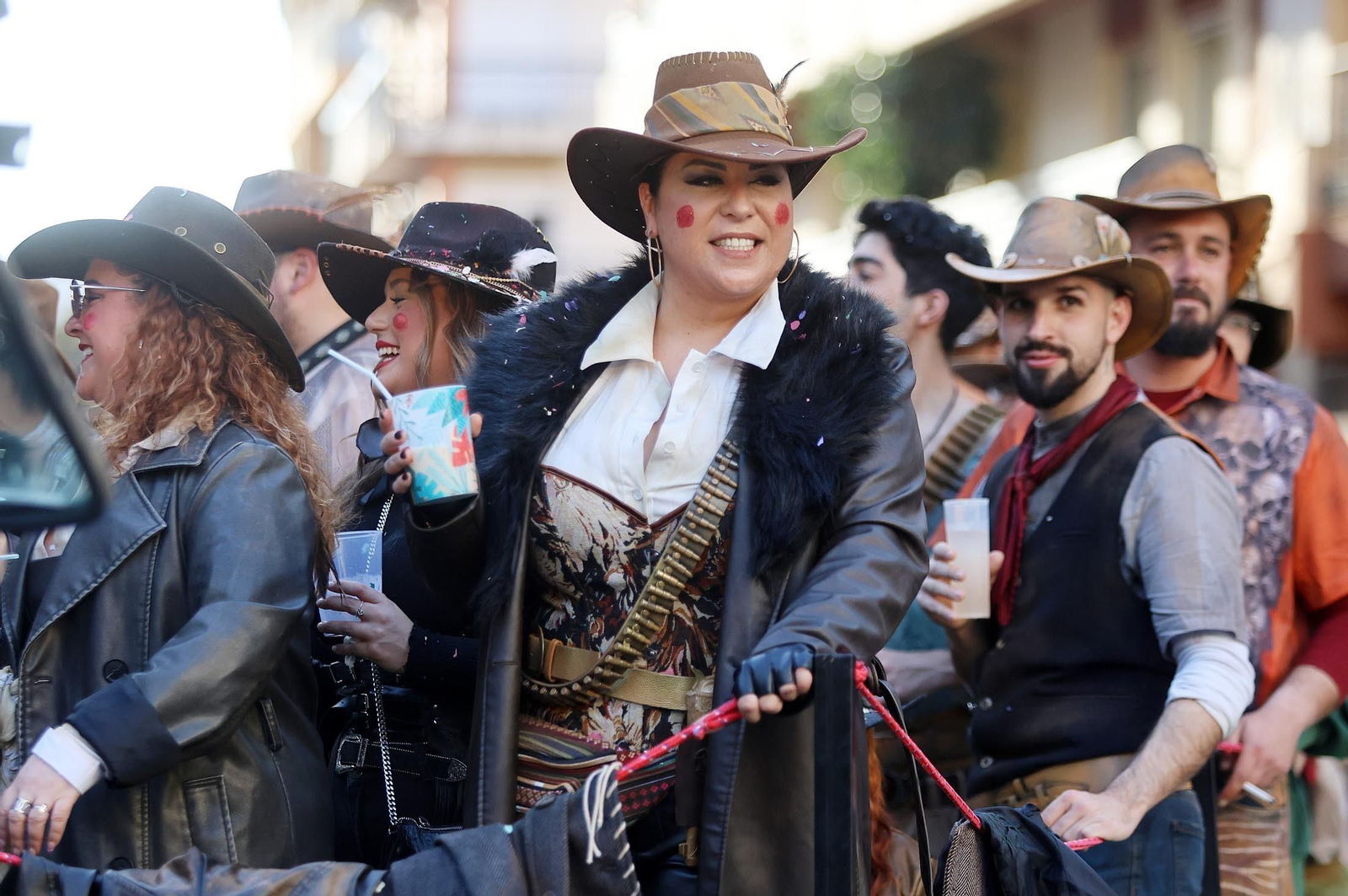 Imágenes de la cabalgata del Carnaval Colombino 2024