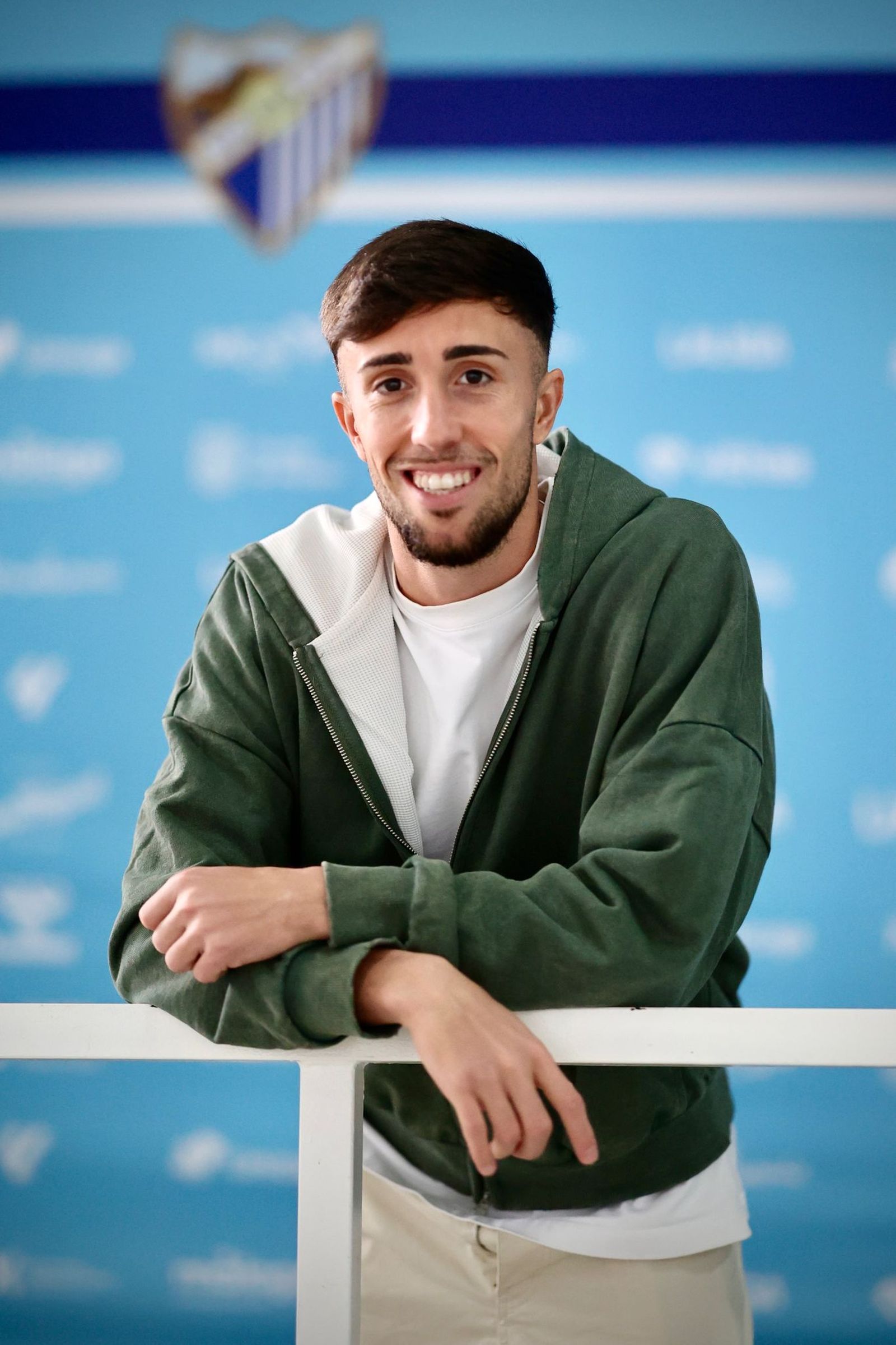 Las fotos de la entrevista a David Larrubia, jugador del Málaga CF