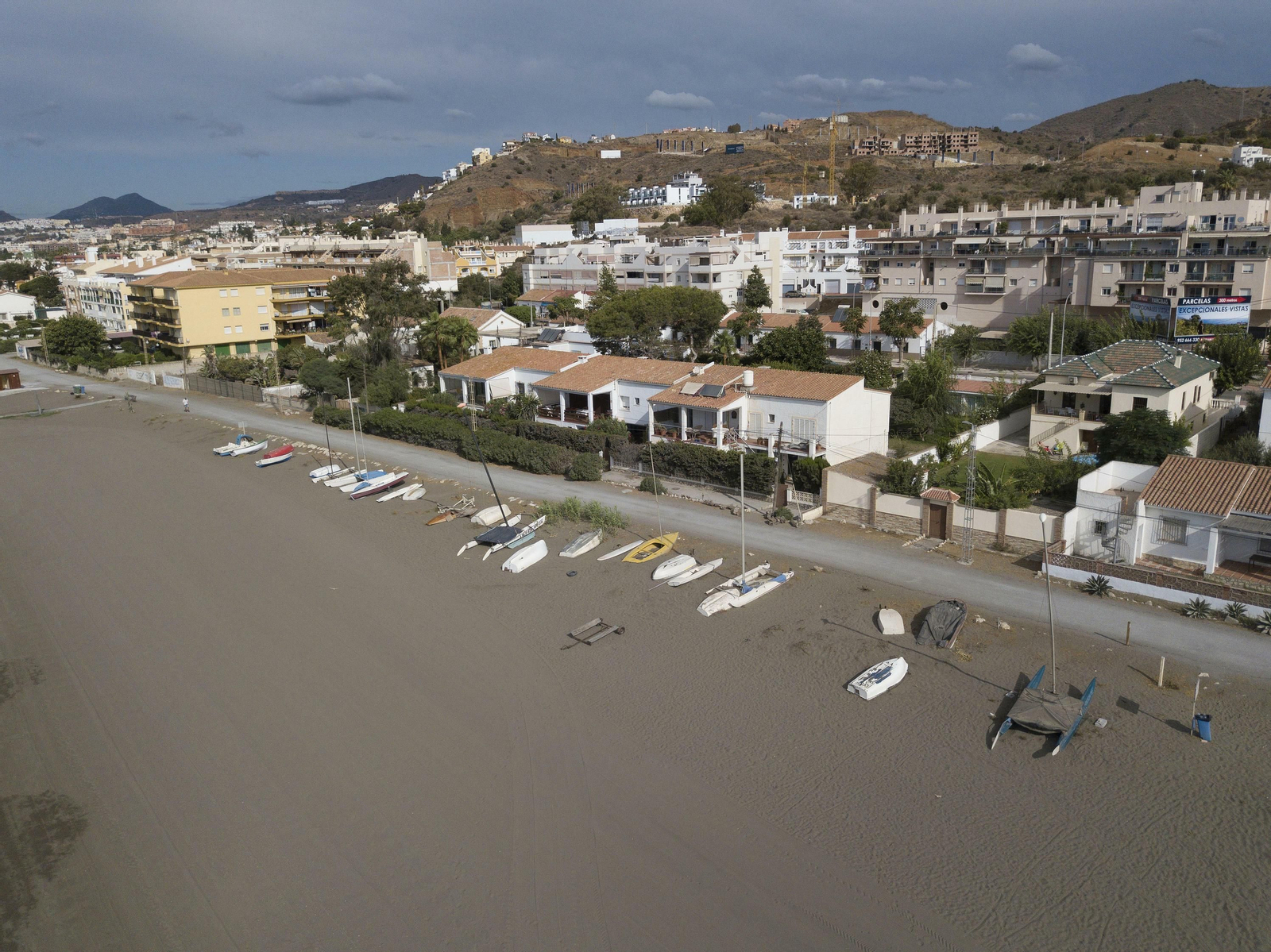 Uno de los varaderos de Rincón de la Victoria.