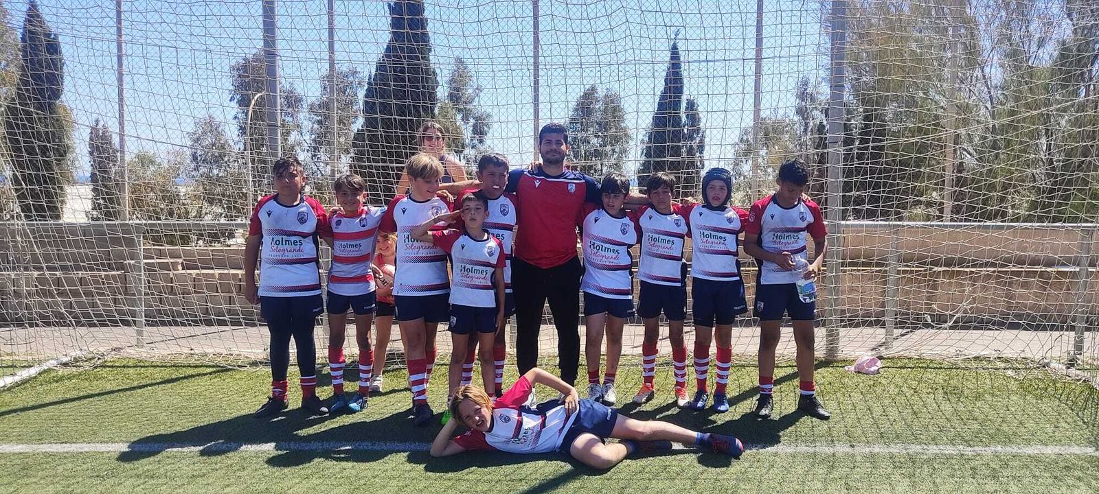 El equipo sub-12 del San Roque Rugby Club, este sábado