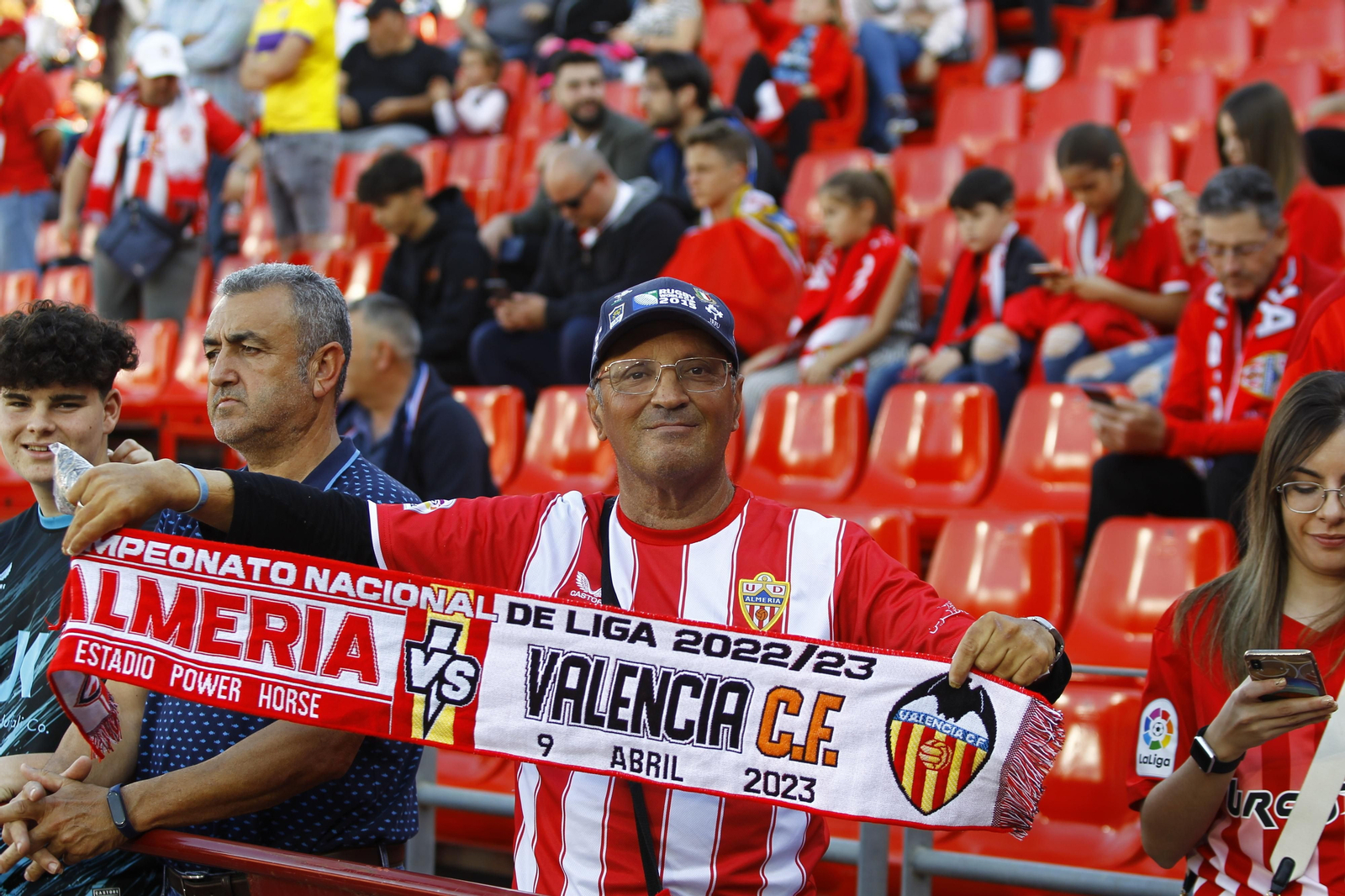 Fotogalería del partido de la Liga Santander, U.D. Almería-Valencia