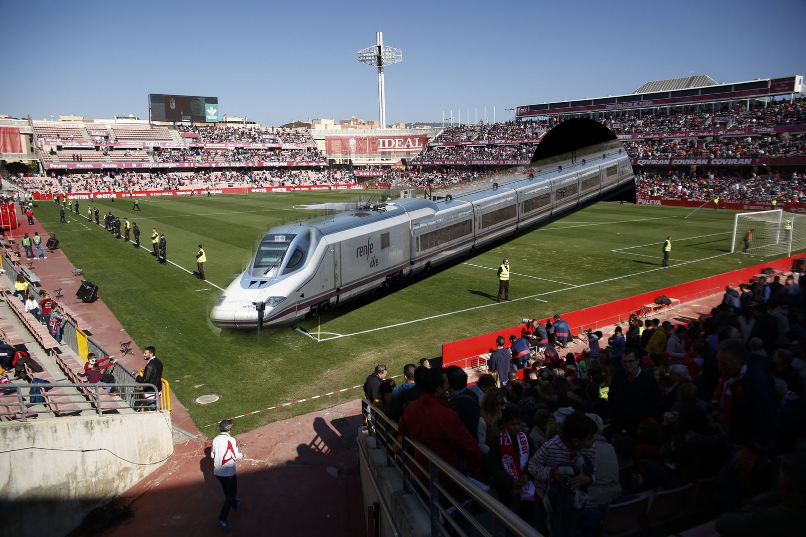 El poder usar la Alta Velocidad facilitará a los granadinistas acompañar a su equipo