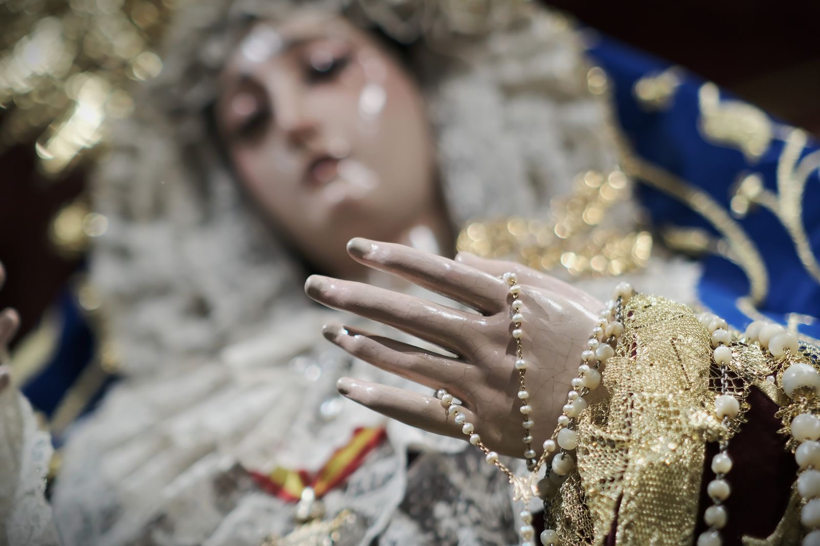 Las imágenes de la veneración a la Virgen del Rosario de Montesión