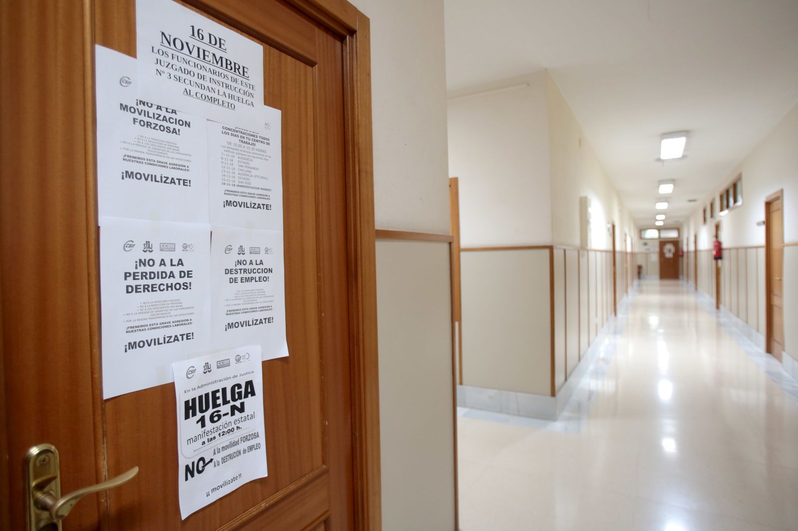 Huelga de funcionarios de Justicia en la provincia