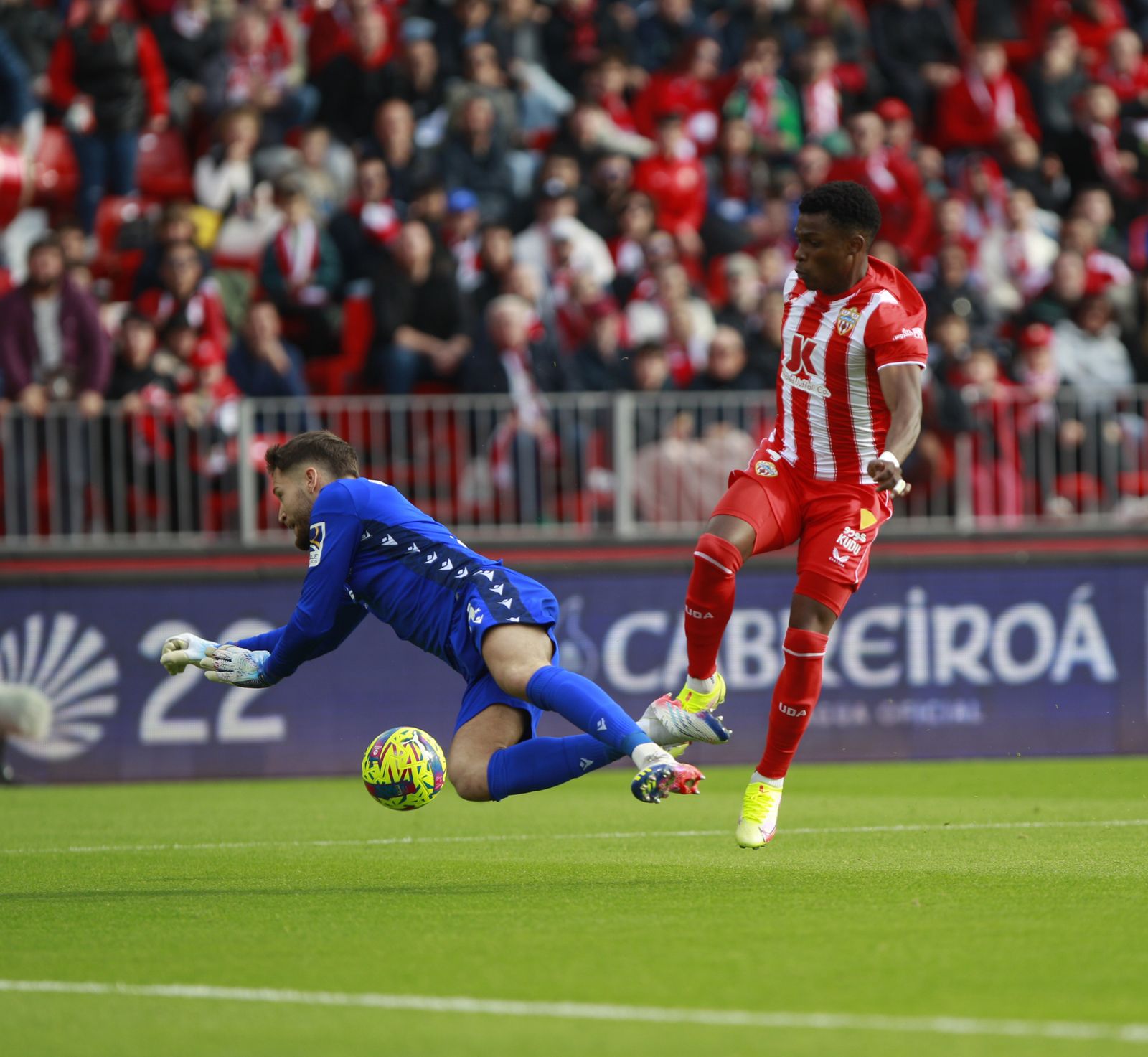 Imágenes del partido U.D. Almería-Real Sociedad