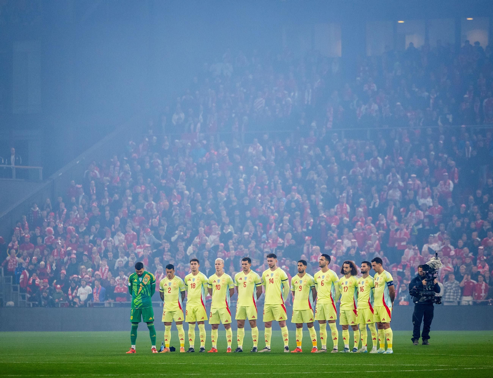 Las fotos del Dinamarca - España