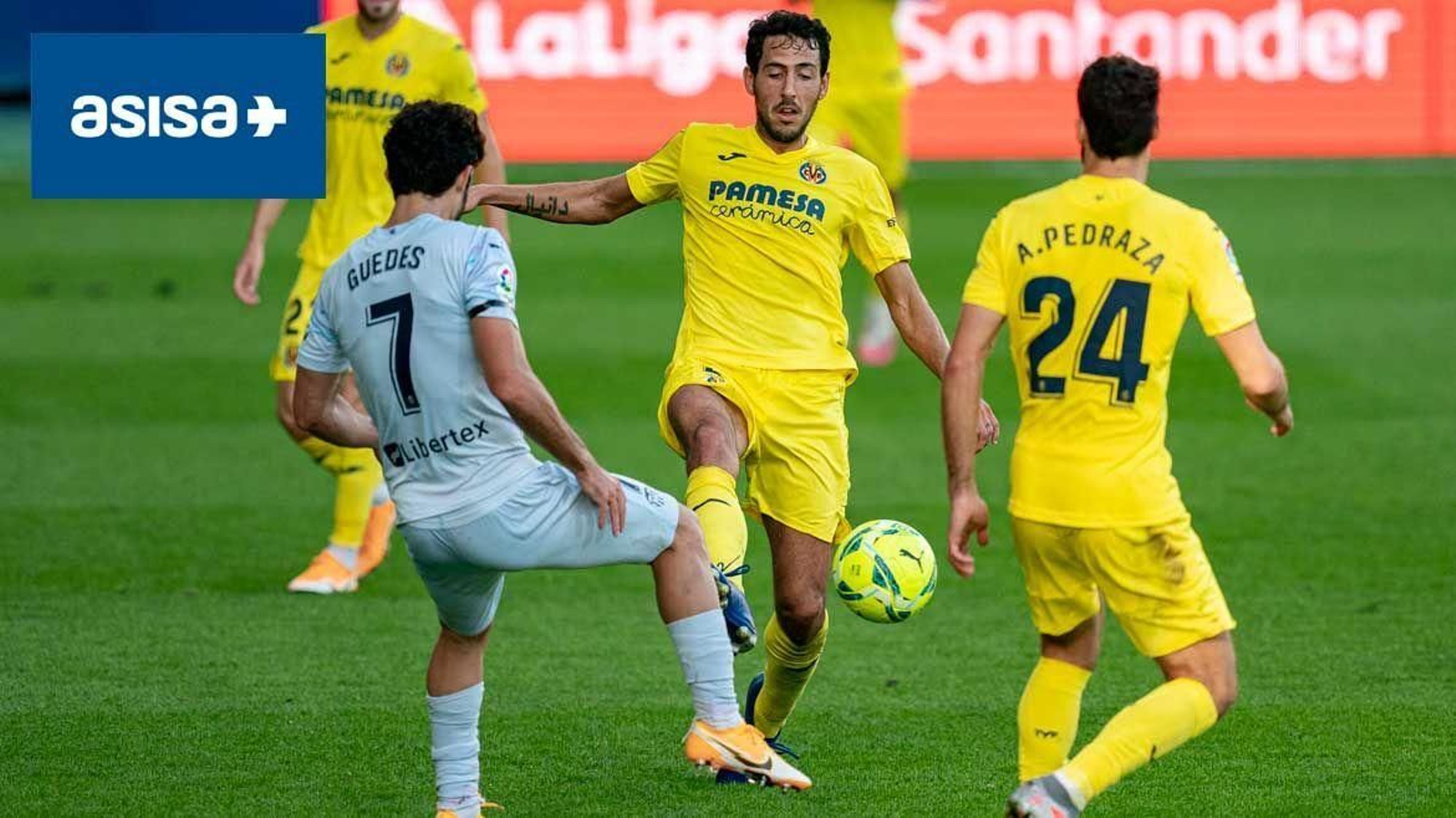 Parejo, durante el partido contra el Valencia.