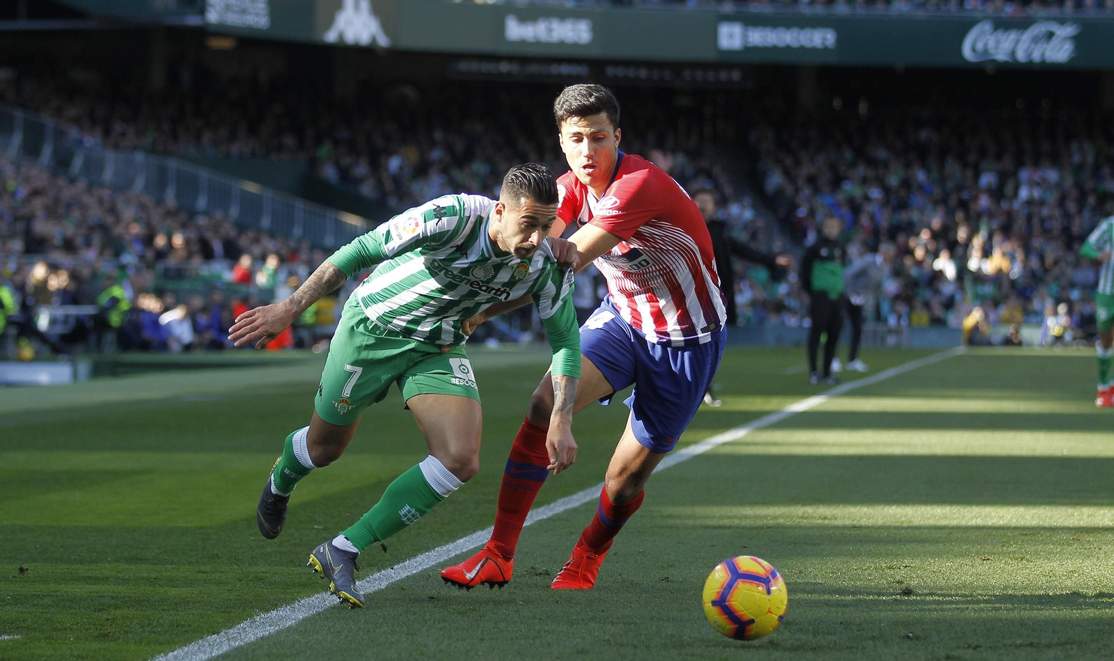 El Betis-Atlético de Madrid, en imágenes