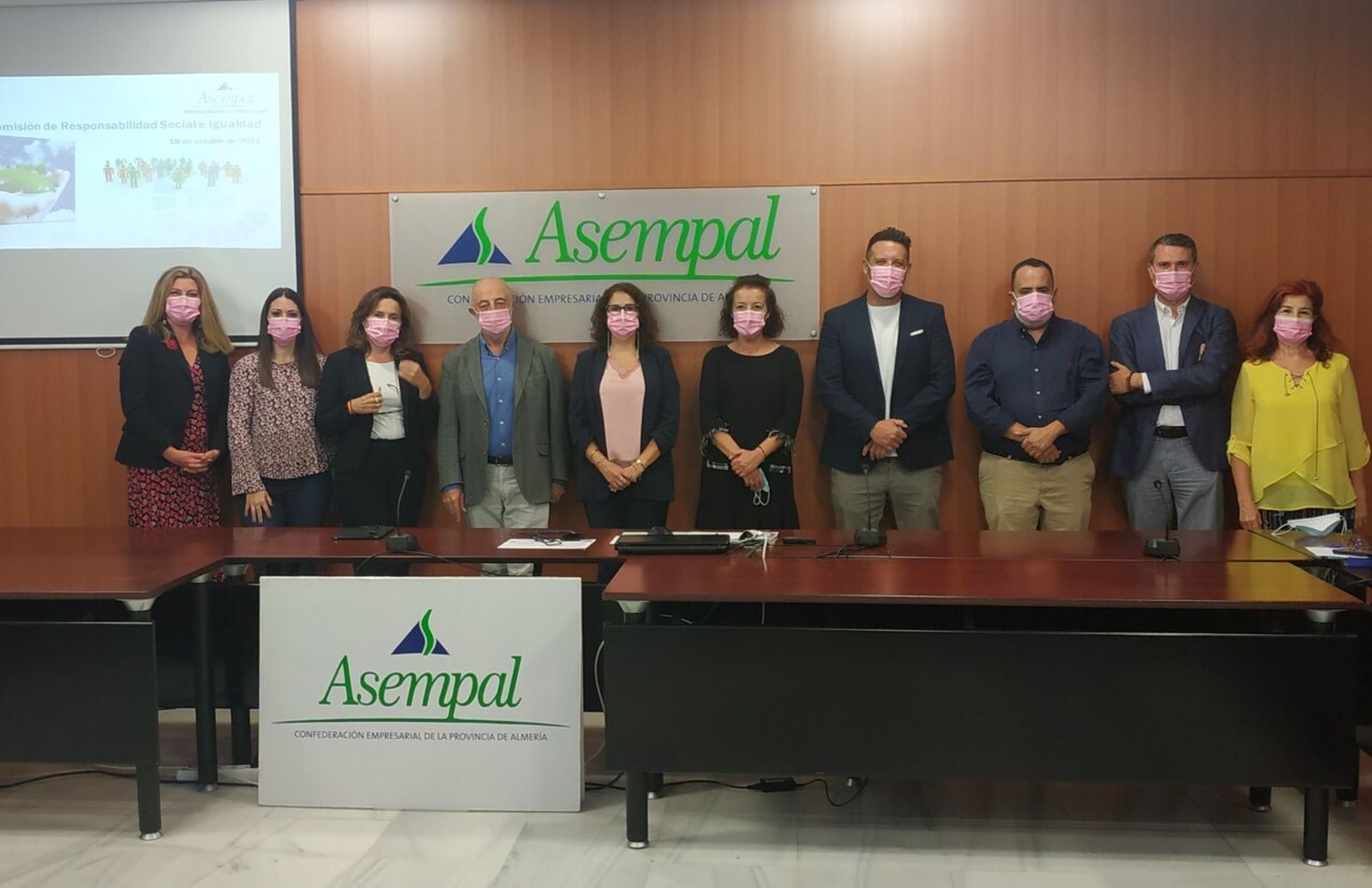 La Comisión de Responsabilidad Social Empresarial e Igualdad de Asempal, presidida por Conchi Parra