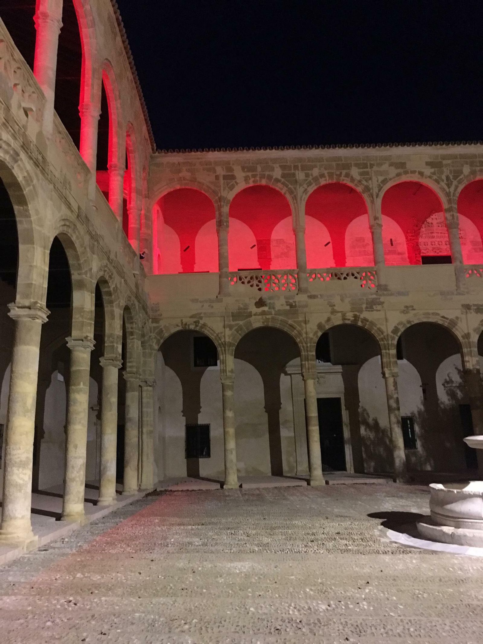 Las galerías del castillo palacio de los Ribera tras su restauración