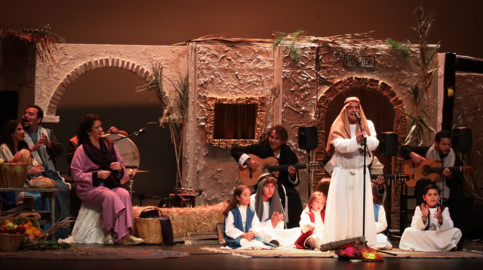 Un Belén muy flamenco en el Villamarta.