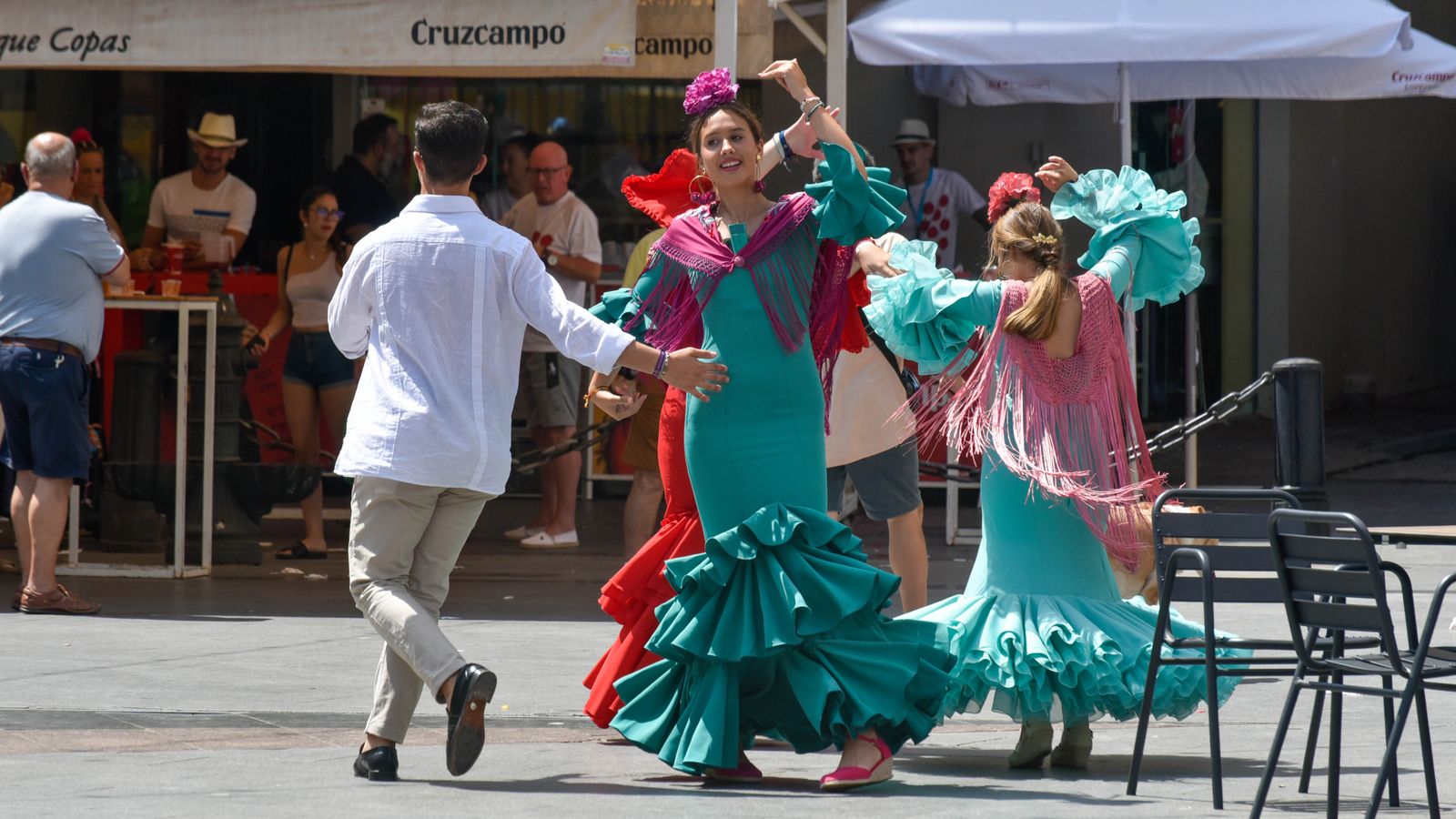 Las fotos del Domingo Rociero en el centro de la Línea