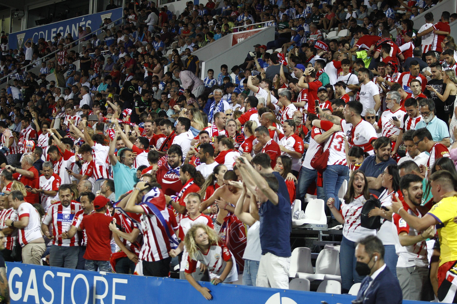 Imágenes del C.D. Leganés-U.D. Almería. Ascenso a la Liga Santander de Fútbol