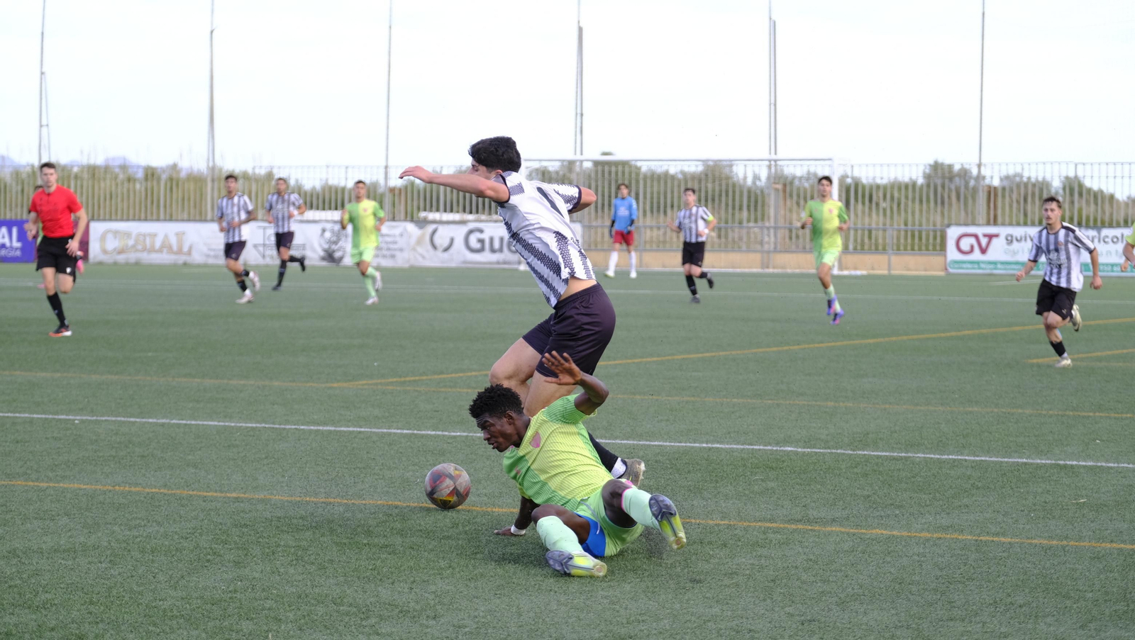 Imágenes del partido de fútbol juvenil La Cañada-Málaga