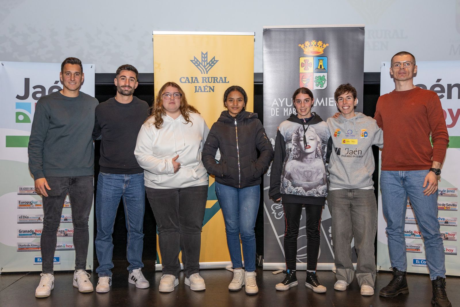 En imágenes: 'La tertulia deportiva de Jaén Hoy', espacio de diálogo entre deportistas y escolares en Martos