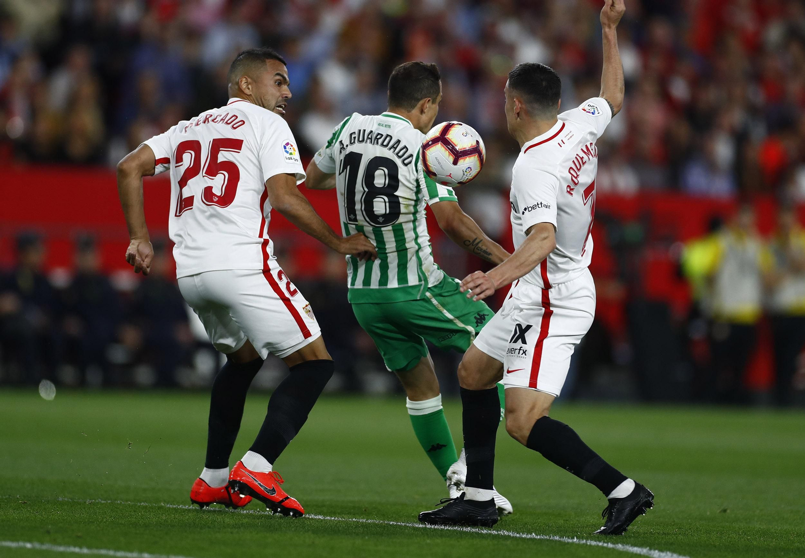 Las imágenes del derbi Sevilla-Betis