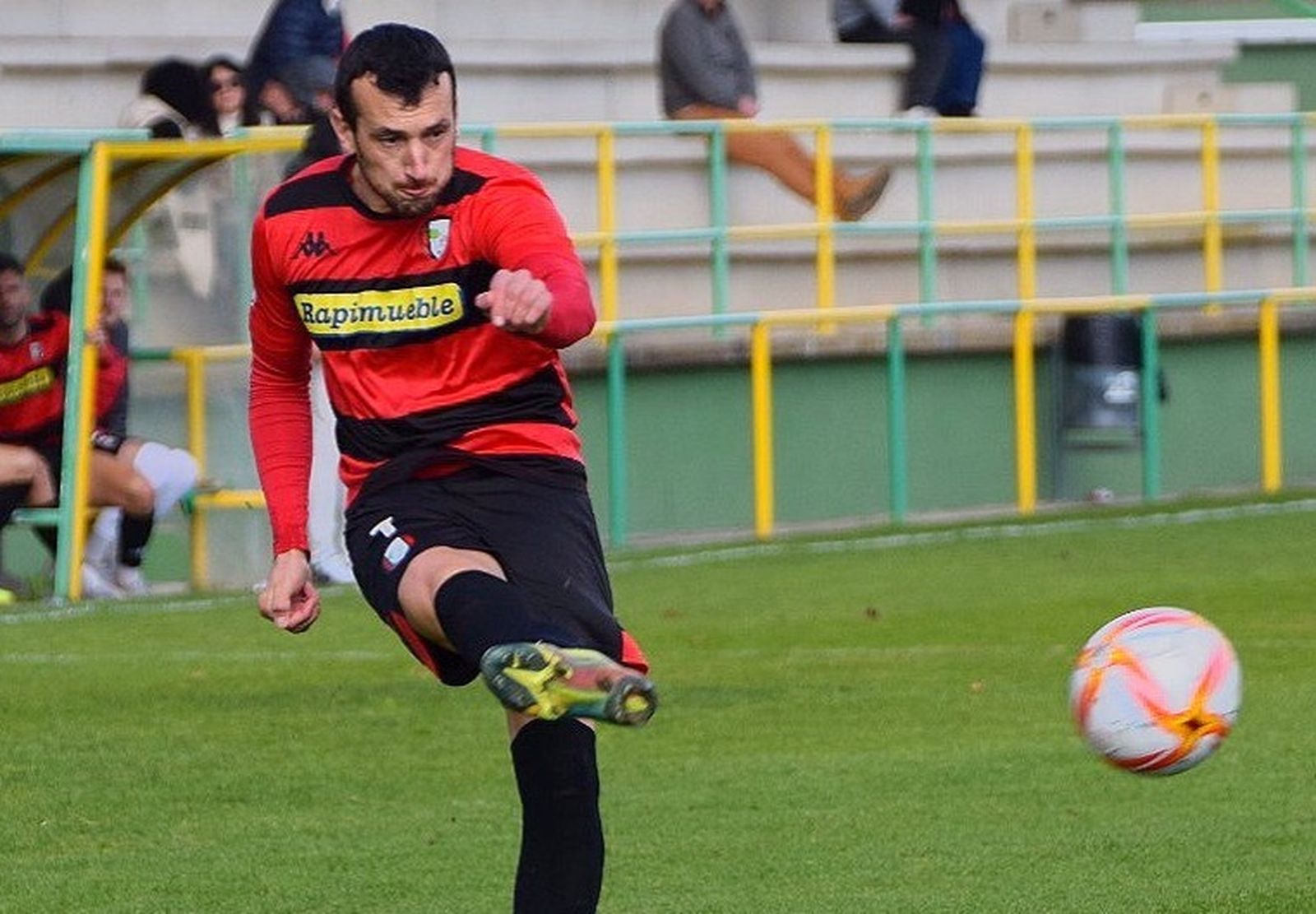 Zafra, en un partido con el Gerena la pasada temporada.