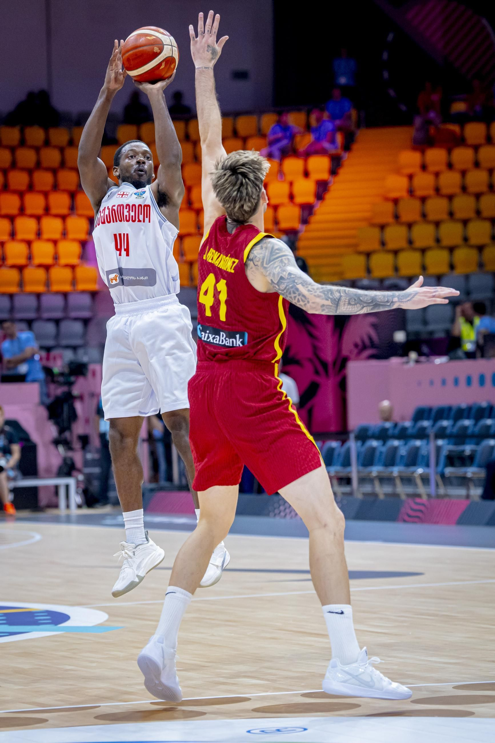 Las fotos del Georgia - España de baloncesto