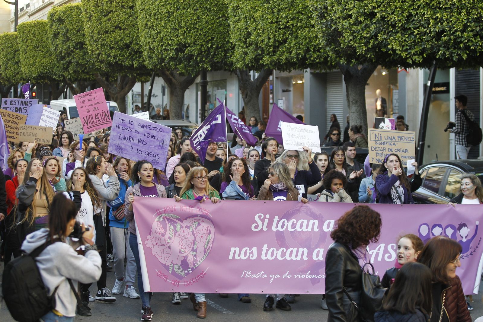 Fotogalería manifestación Día Internacional de la Mujer