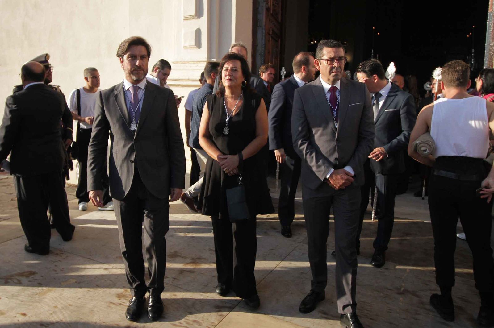 Imágenes del Señor de Pasión en la procesión del centenario de la hermandad