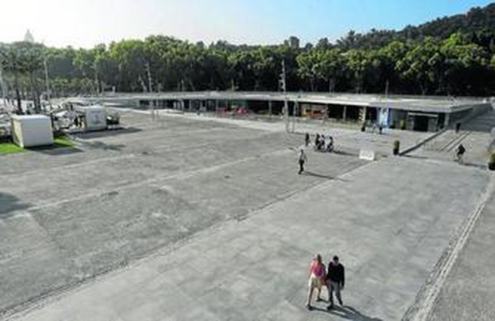 Esquina de los muelles 1 y 2, zona donde se proyecta el Carrefour.