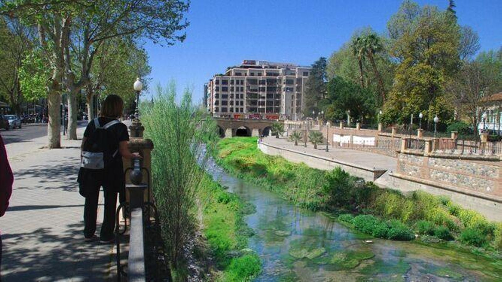 Recreación de la renaturalización del Genil