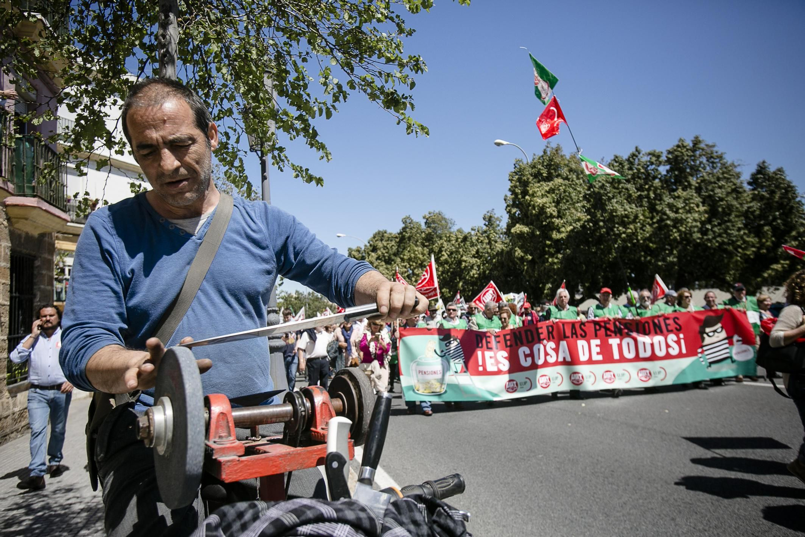 Manifestación del 1 de mayo en Cádiz