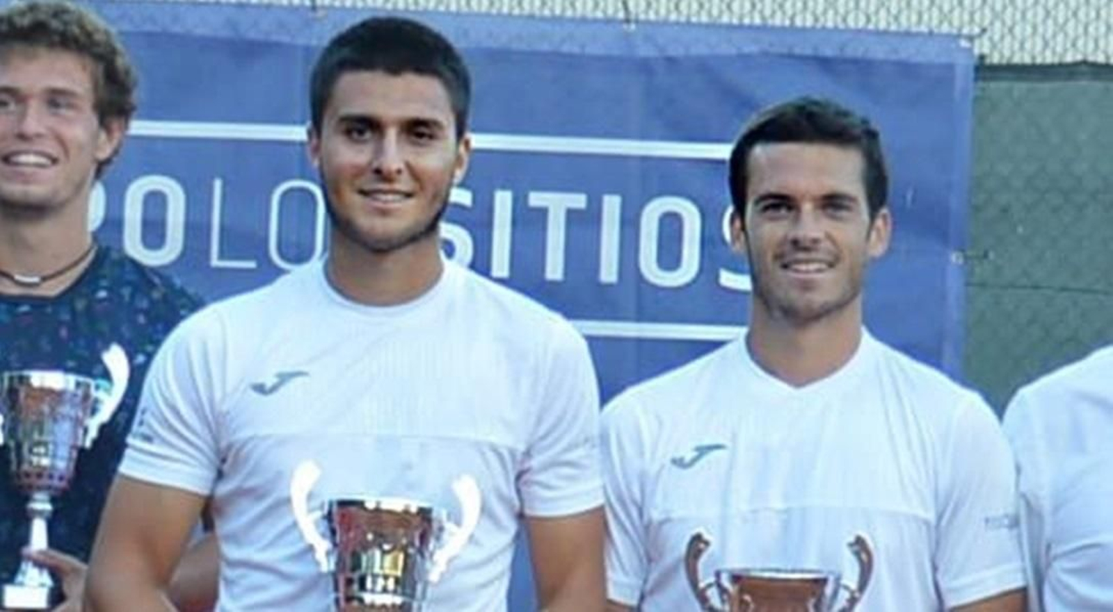 Benjamín Winter, con su compañero, Pablo Llamas