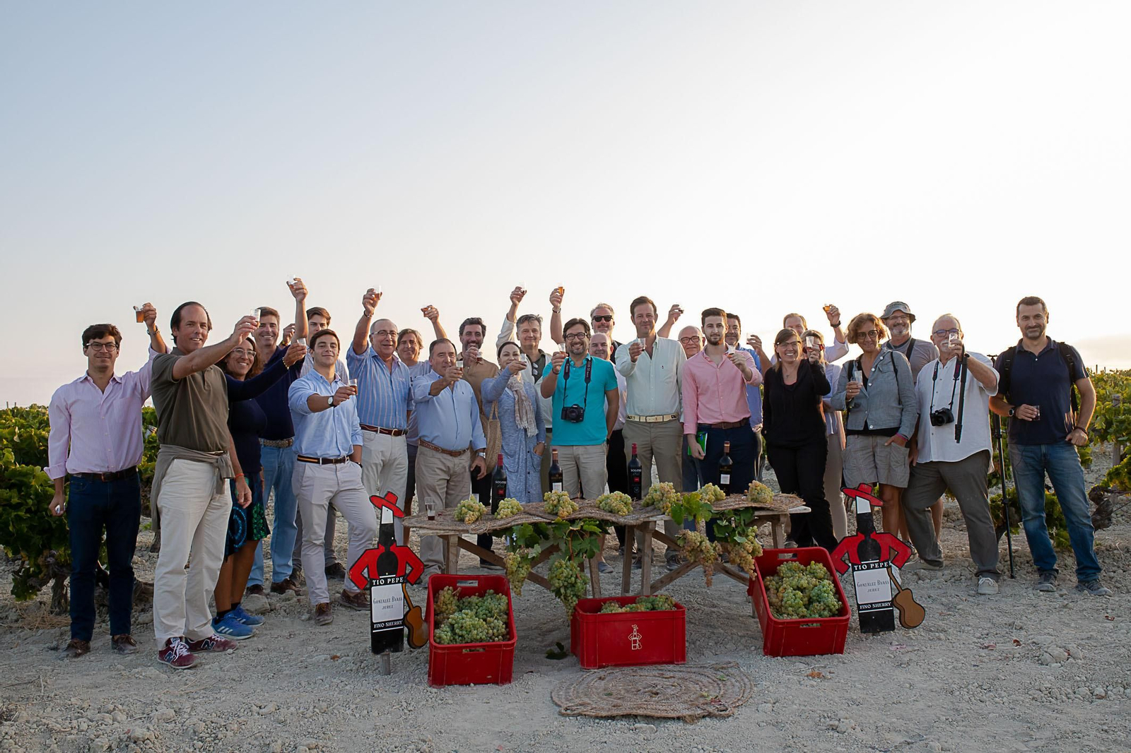 La vendimia nocturna de Tío Pepe
