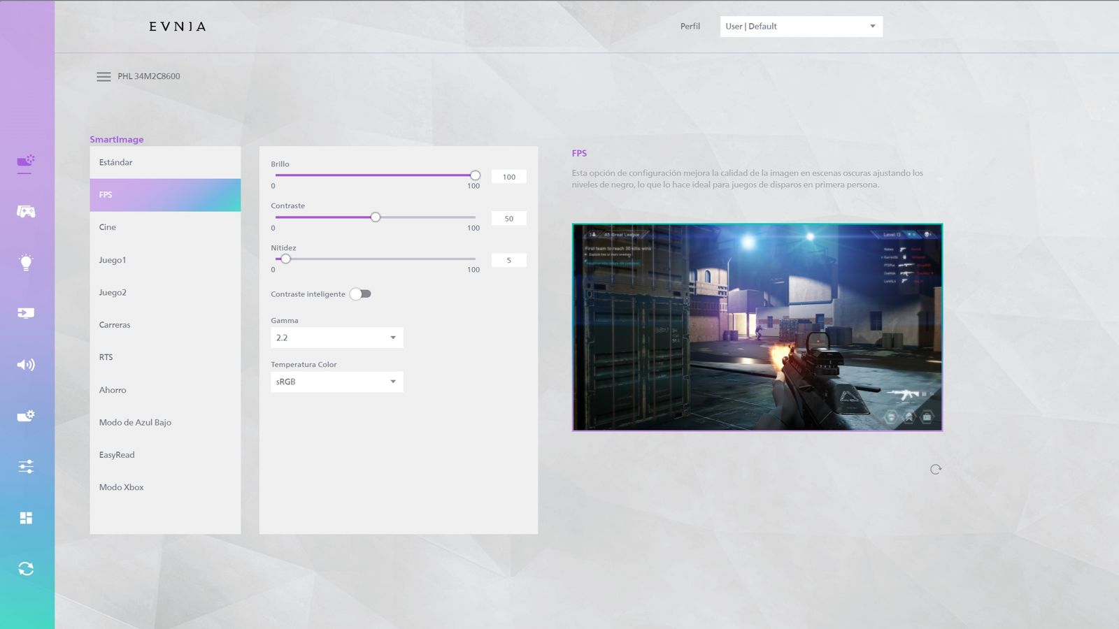 Monitor Philips Evnia 34M2C8600