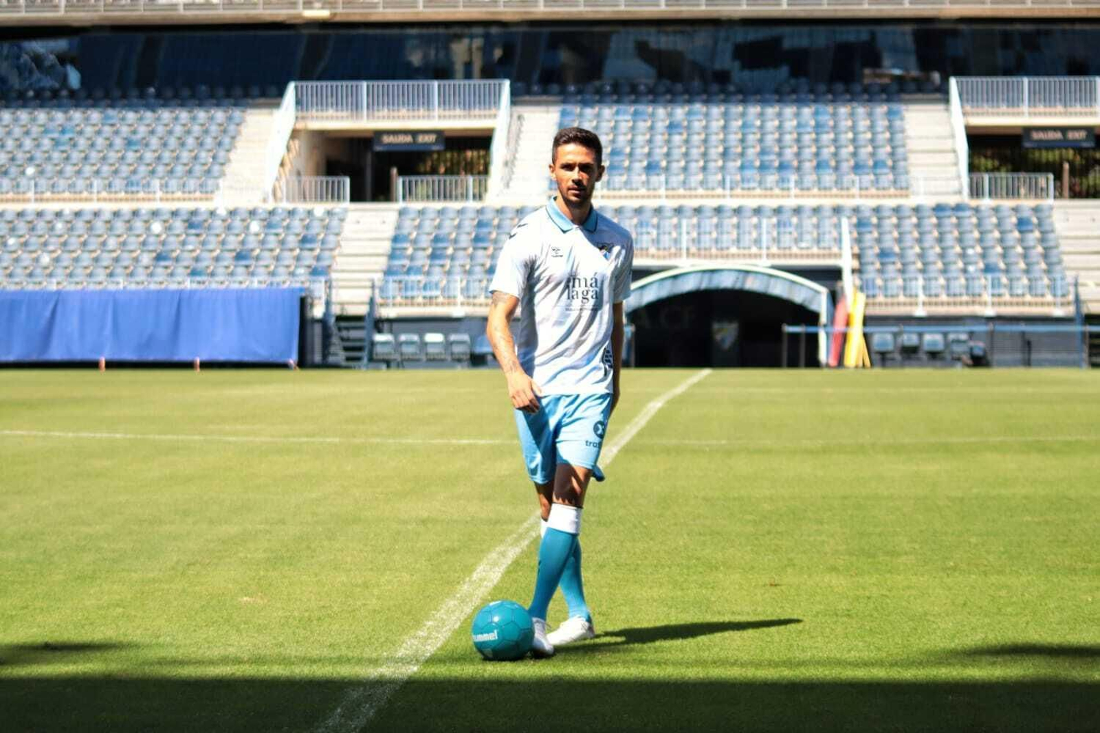 La presentación de Nelson Monte con el Málaga CF, en fotos