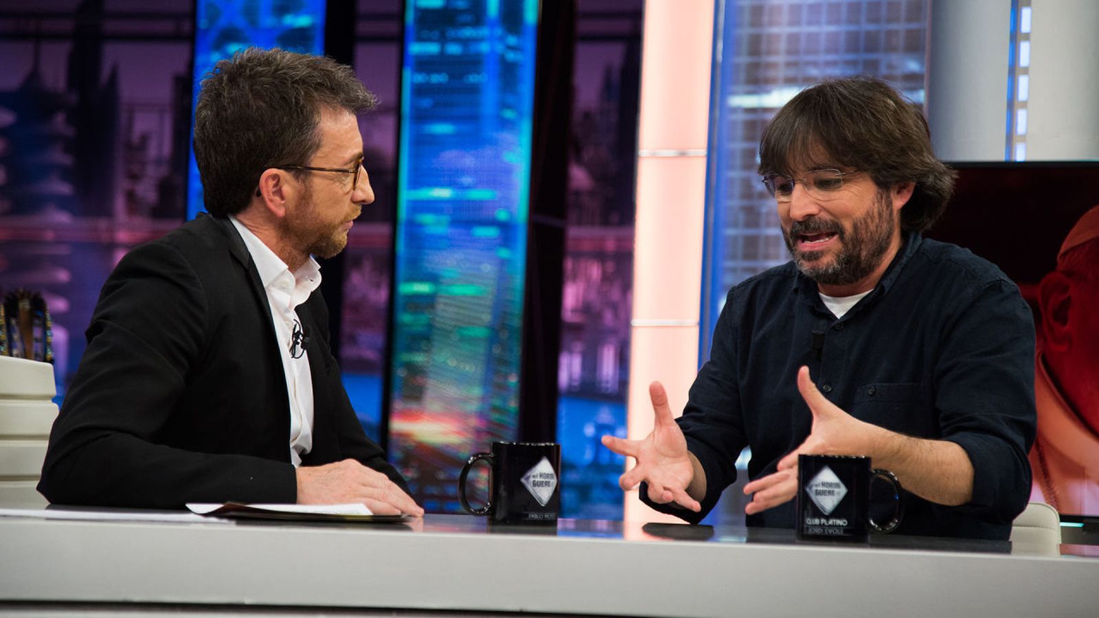 Jordi Évole, en una entrevista antigua con Pablo Motos.