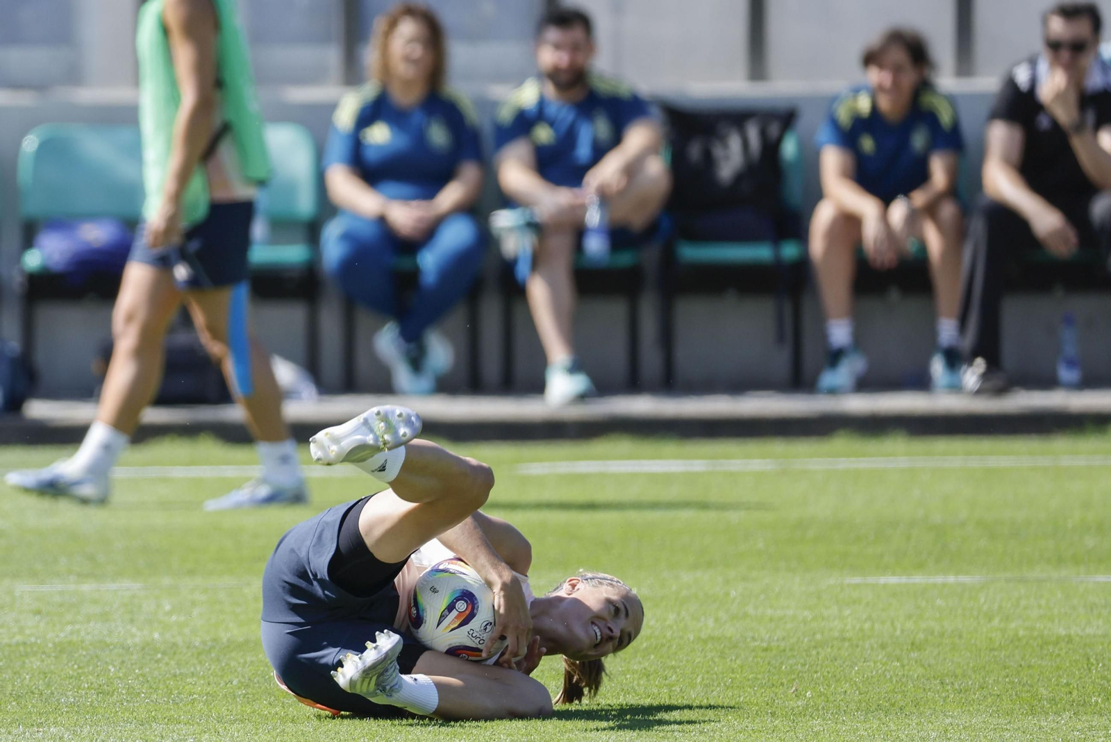 Las fotos de España antes de enfrentarse a Suiza en la Eurocopa femenina