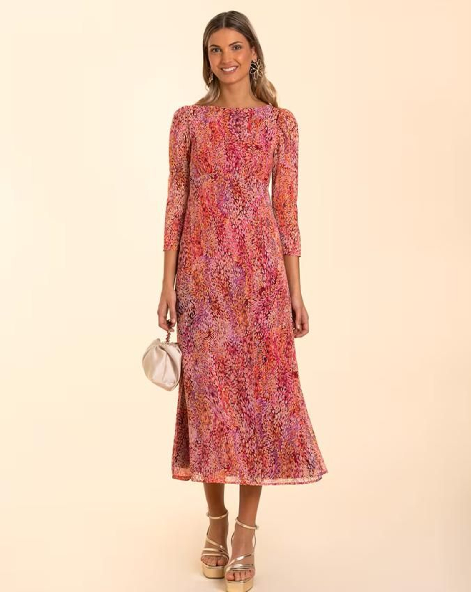 Vestido Midi Estampado The Are