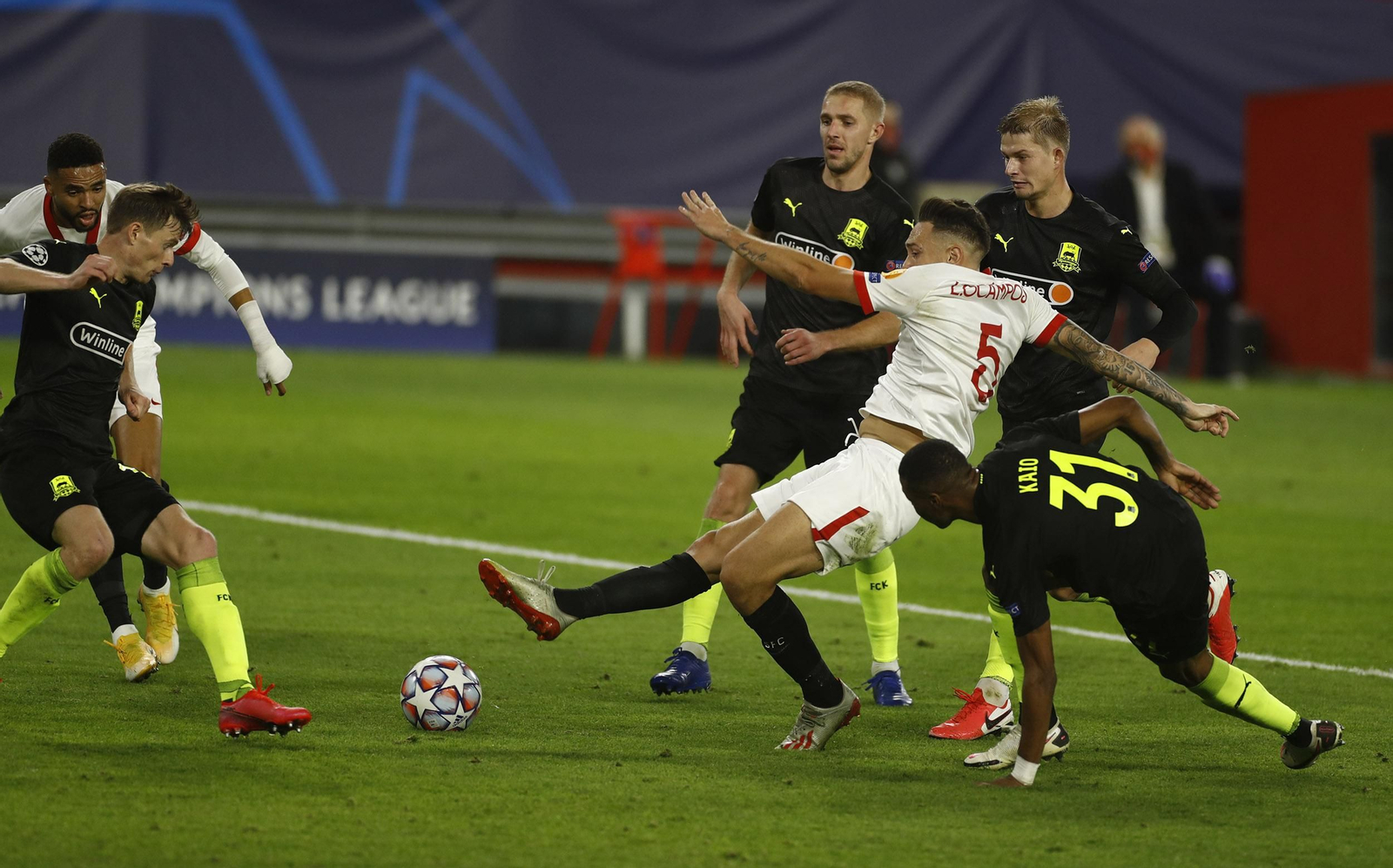 Las imágenes del Sevilla-Krasnodar