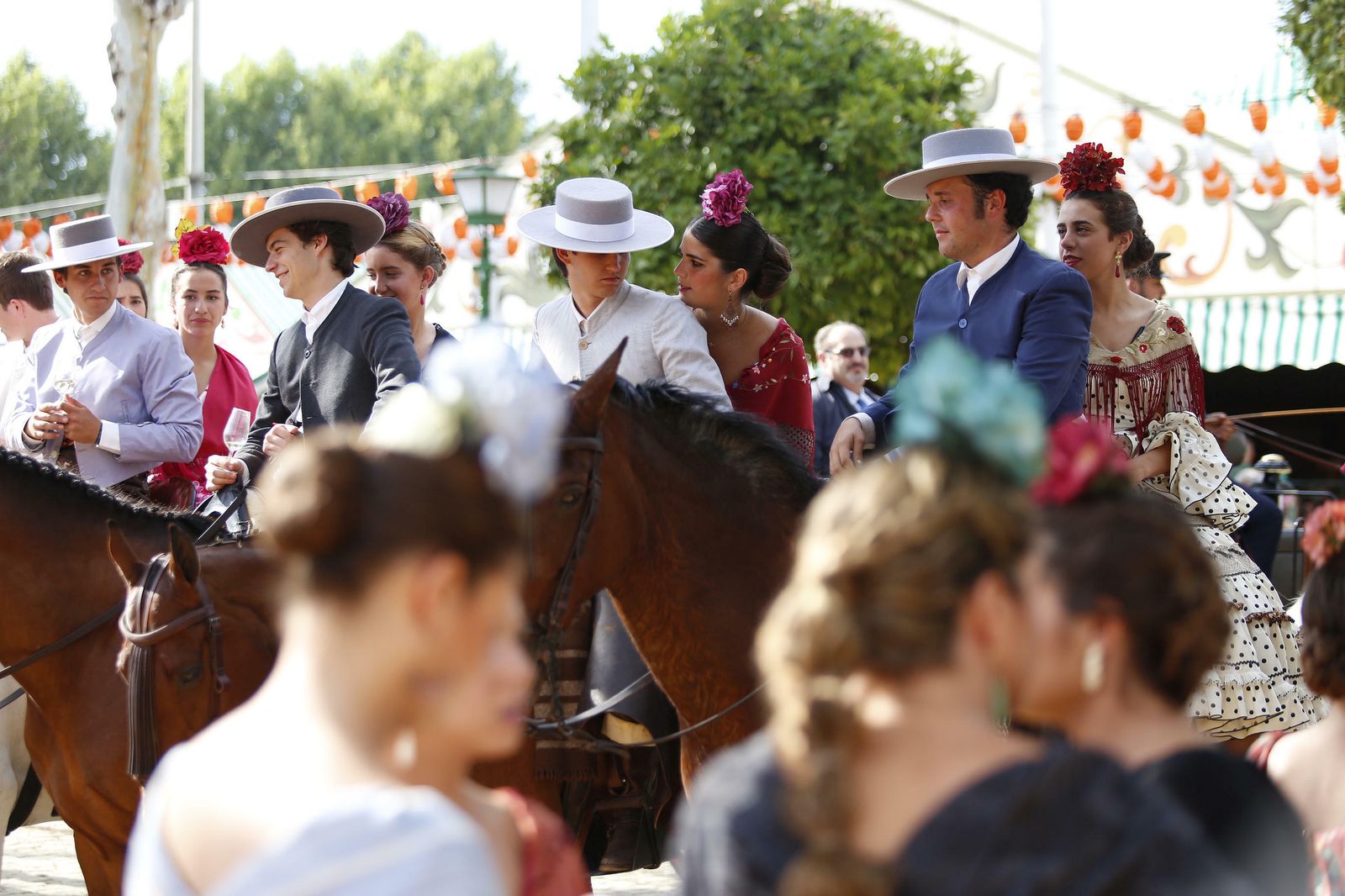 El Lunes de Feria, el primero con silencio en los 'cacharritos', en imágenes