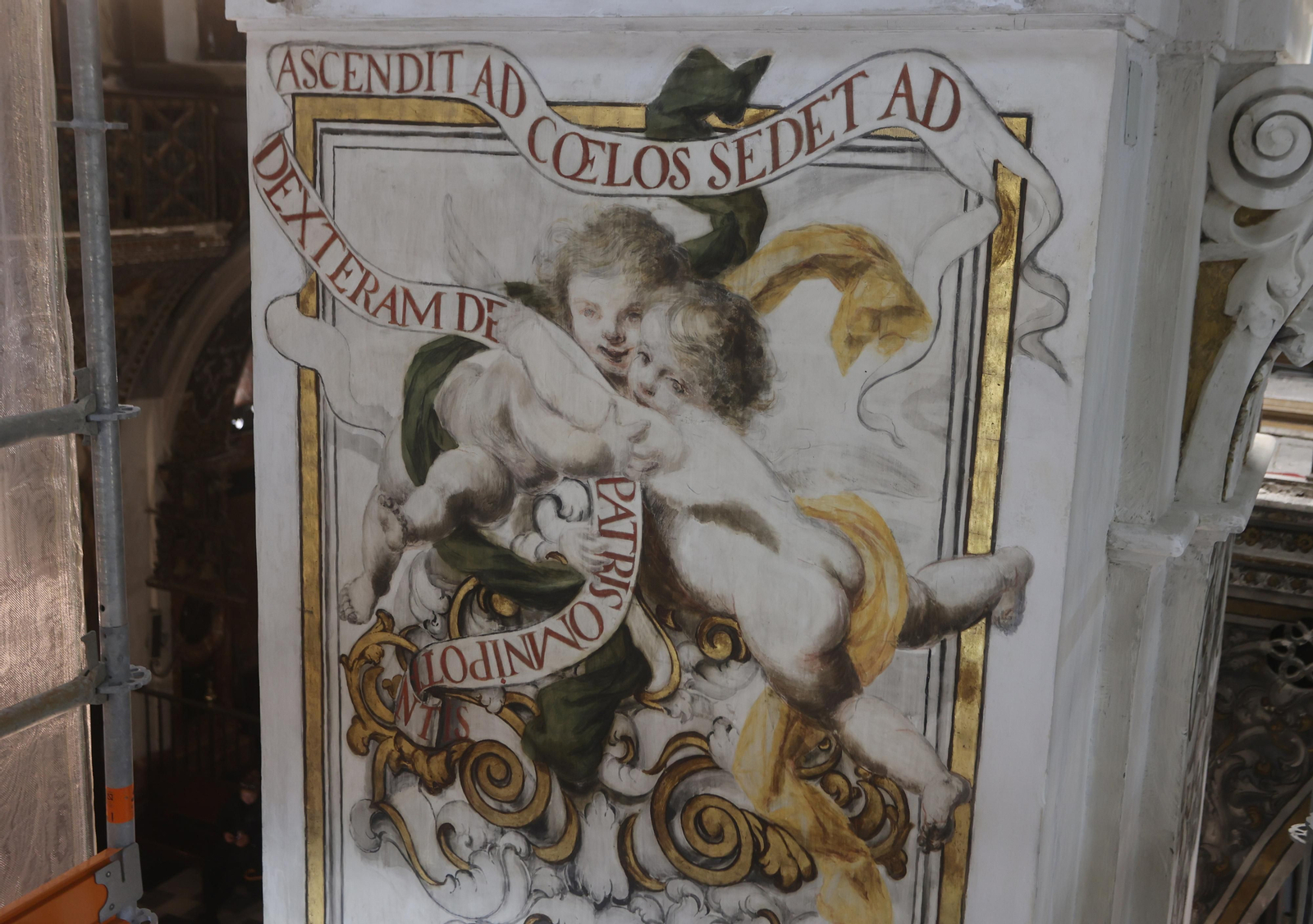 Restauración de las pinturas murales de la Iglesia de la Magdalena