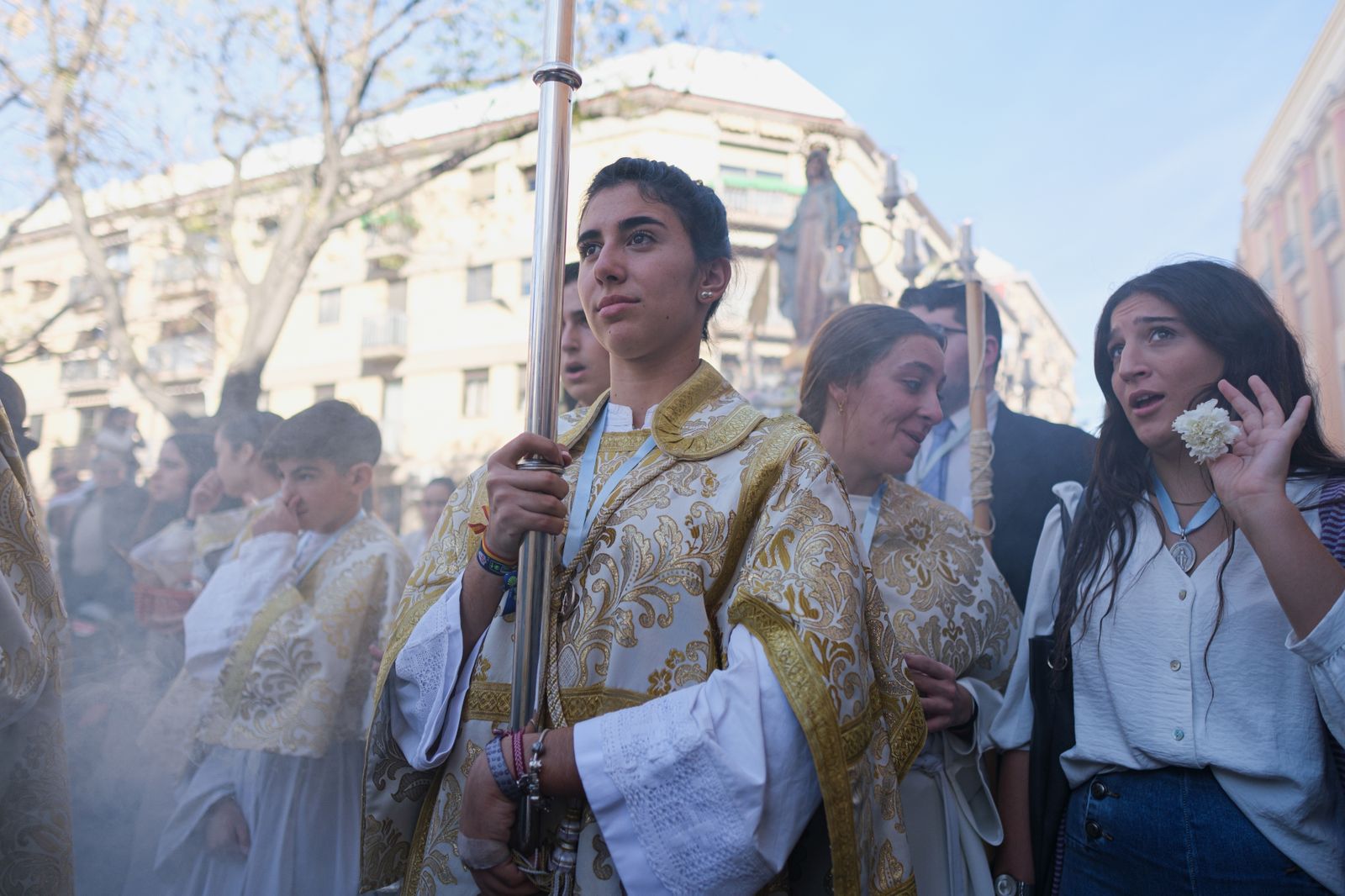Las imágenes de la procesión de la Virgen Milagrosa de Triana