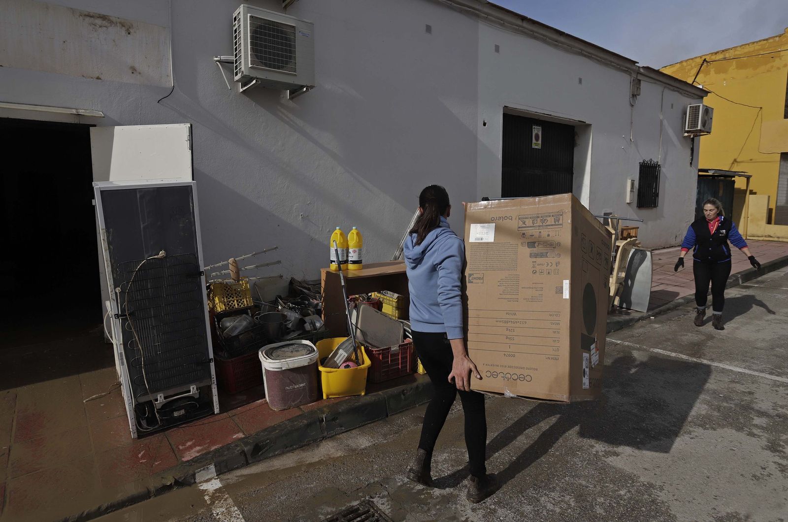 San Martín del Tesorillo después de la borrasca Marta, en imágenes
