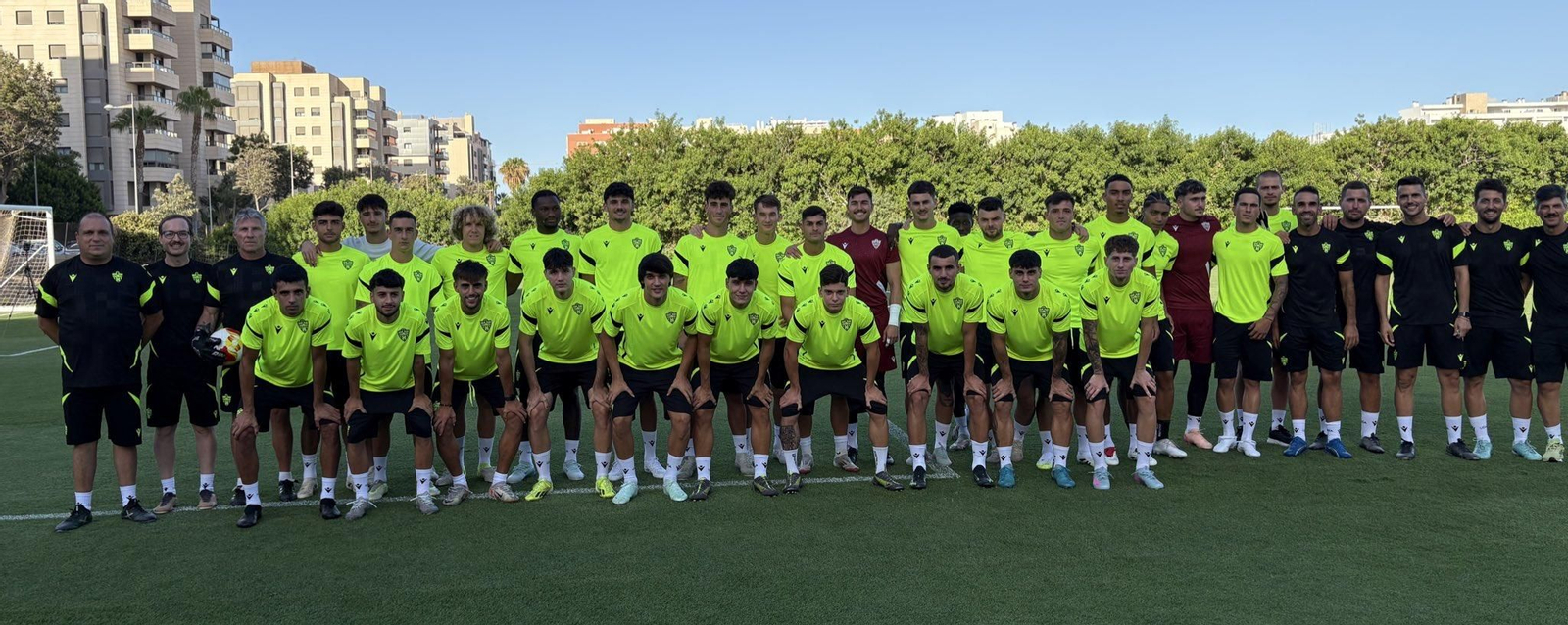 Plantilla del filial almeriense.