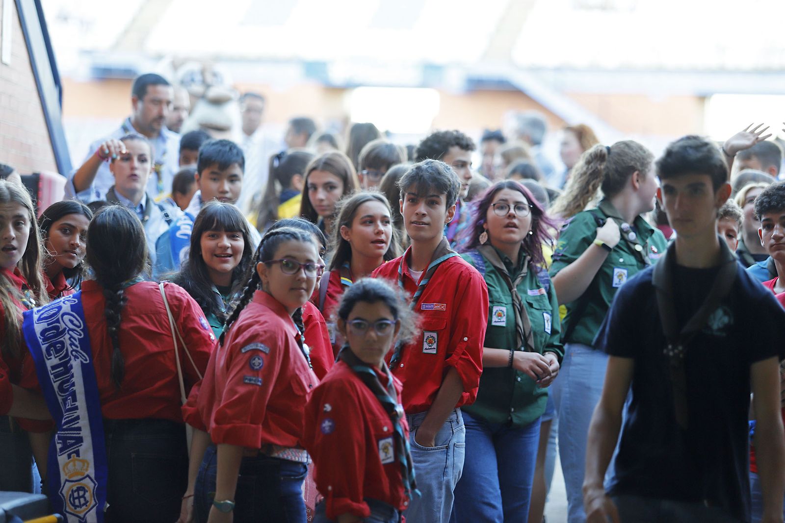 Imágenes del ambiente en el encuentro entre el Recreativo de Huelva y el CD Castellón